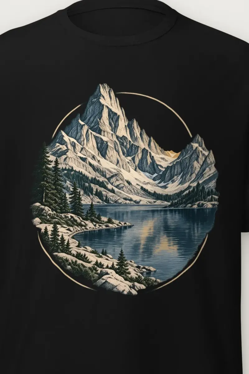 "Quiet Passage" Heavyweight Unisex Crewneck T-shirt