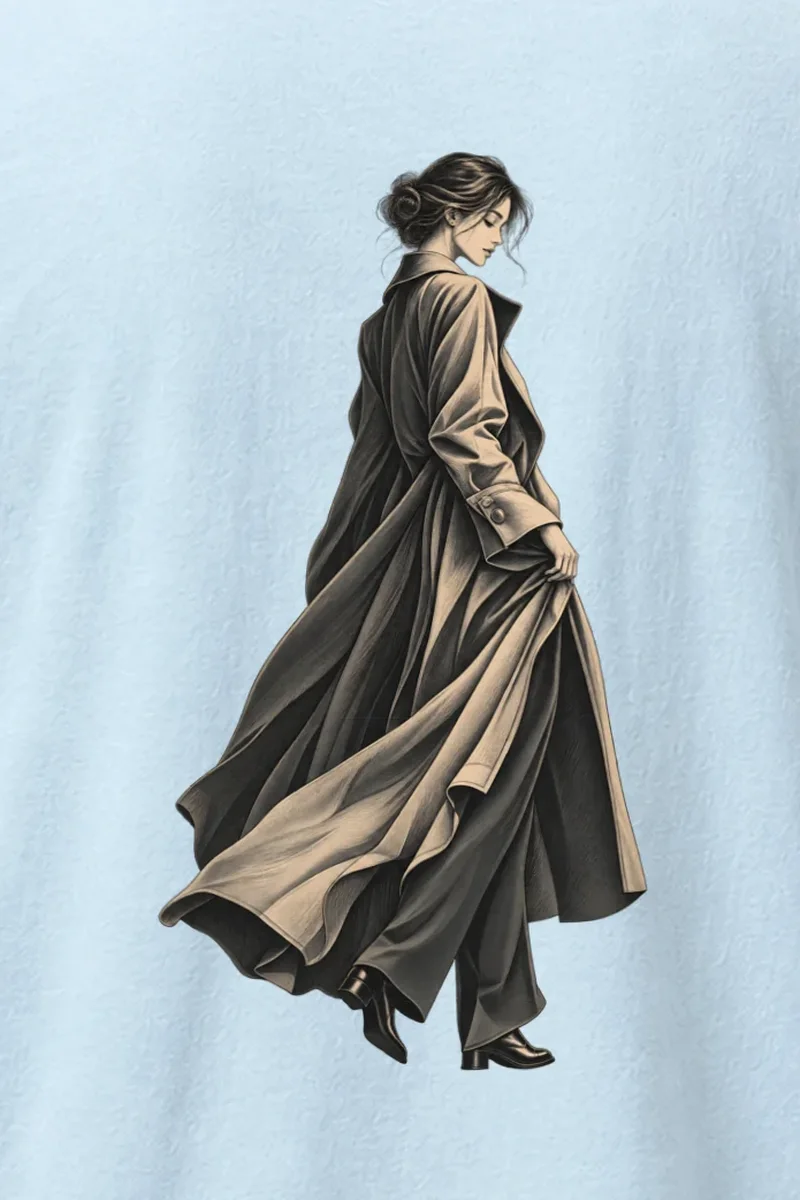 "Quiet Poise" Heavyweight Unisex Crewneck T-shirt