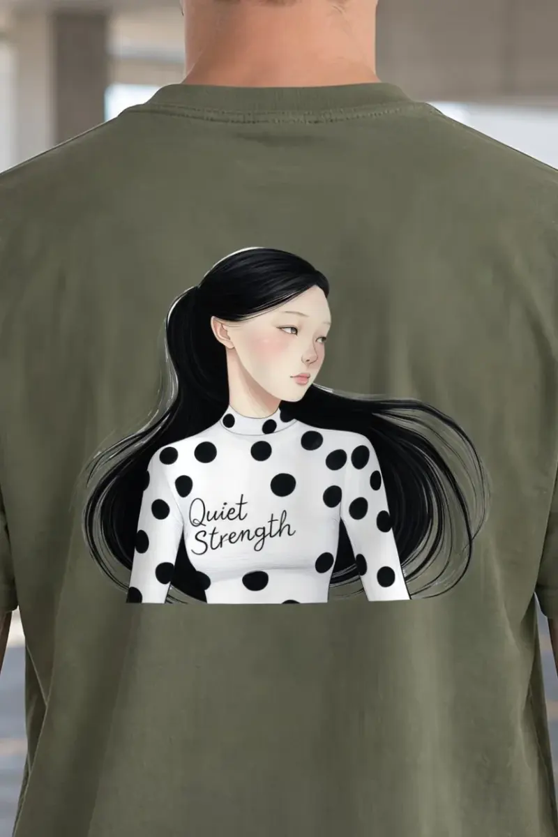 "Quiet Strength" Heavyweight Unisex Crewneck T-shirt