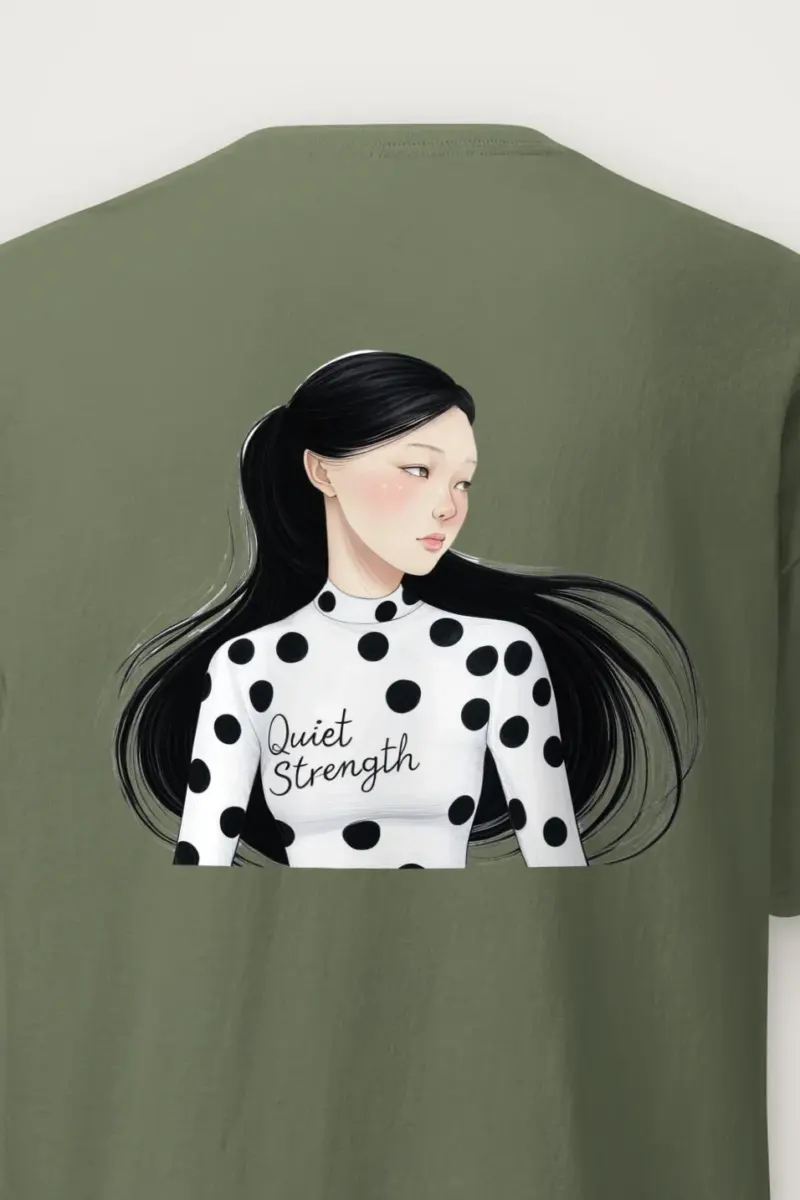 "Quiet Strength" Heavyweight Unisex Crewneck T-shirt