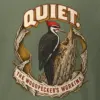 "Quiet The Woodpecker's Working" Heavyweight Unisex Crewneck T-shirt