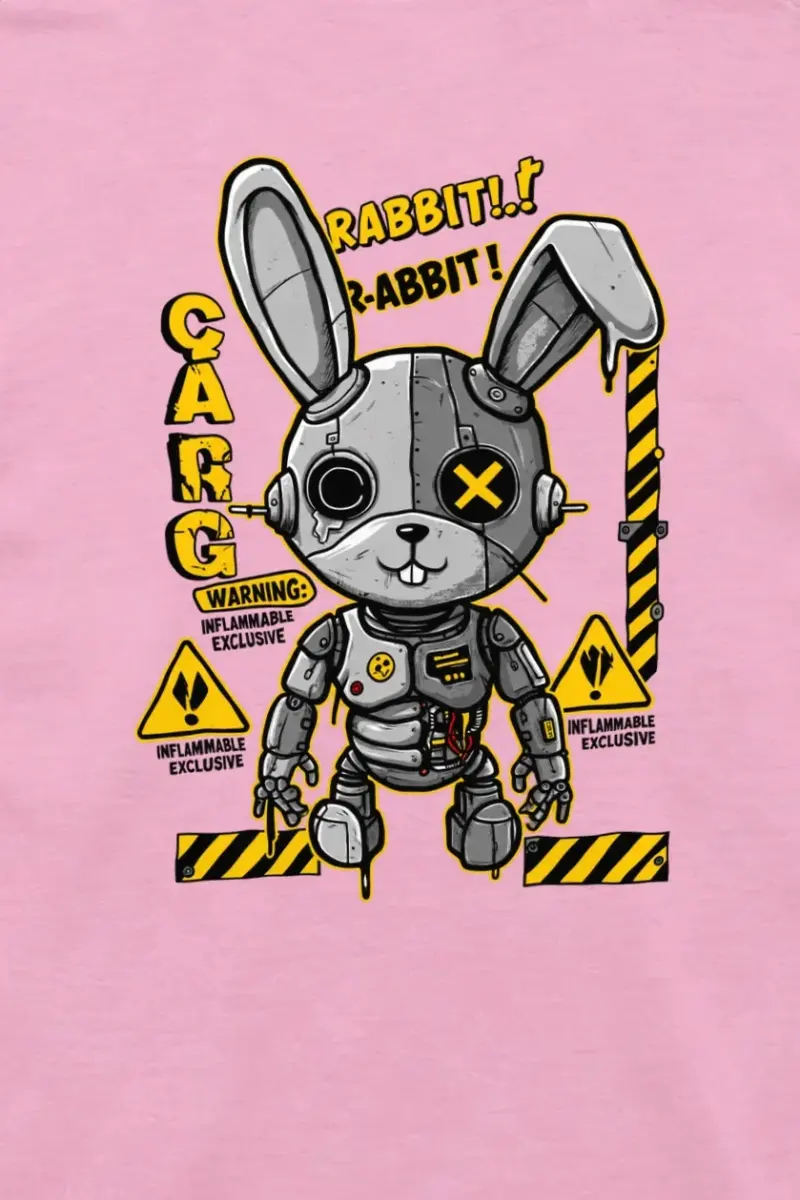 "Rabbit Cargo Warning" Unisex Longsleeve T-shirt
