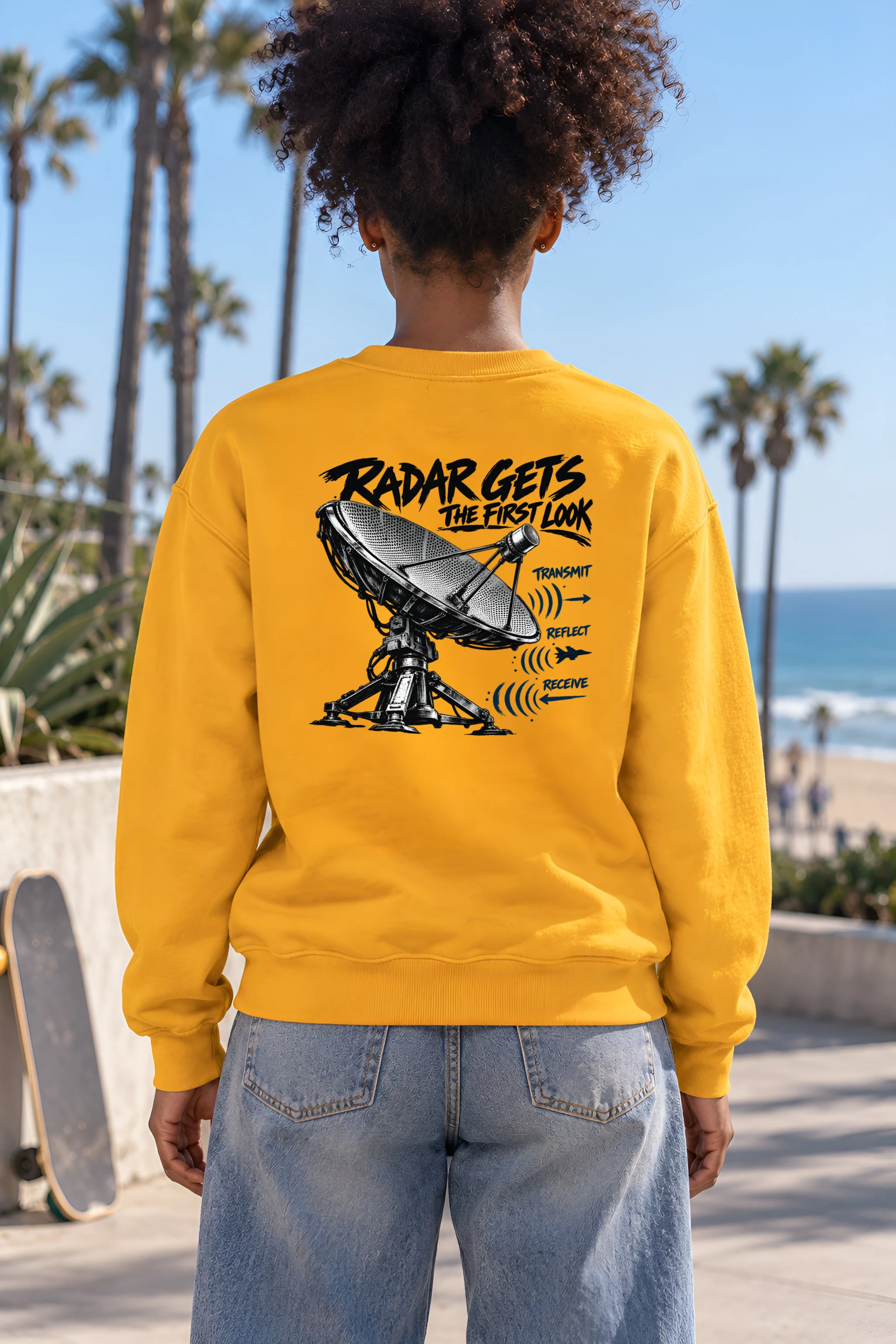 "Radar Gets the First Look" Heavy Blend Unisex Crewneck Sweatshirt