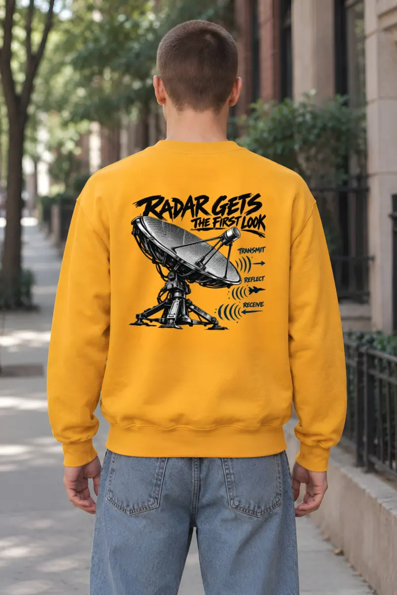 “Radar Gets the First Look” Heavy Blend Unisex Crewneck Sweatshirt