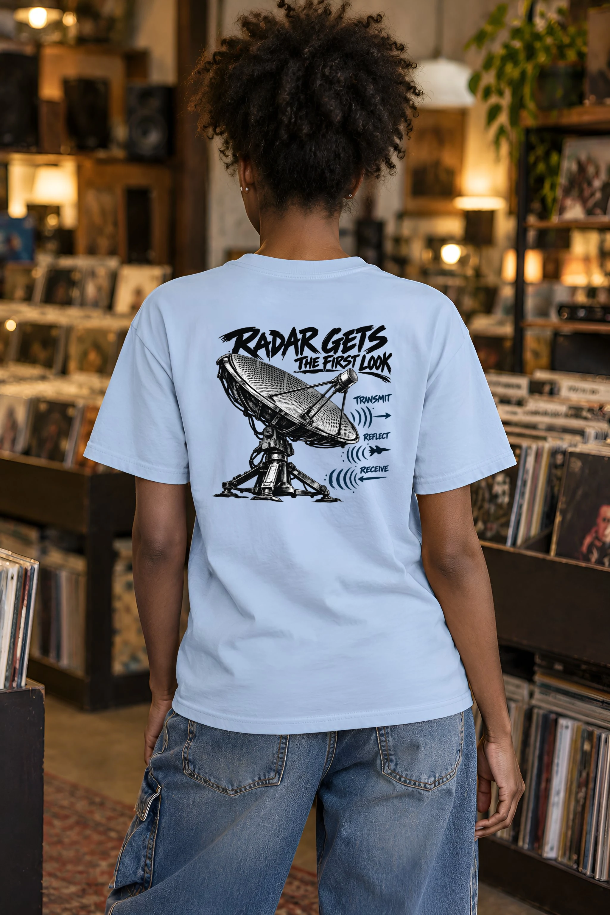 "Radar Gets the First Look" Heavyweight Unisex Crewneck T-shirt