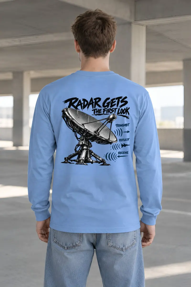 “Radar Gets the First Look” Unisex Longsleeve T-shirt