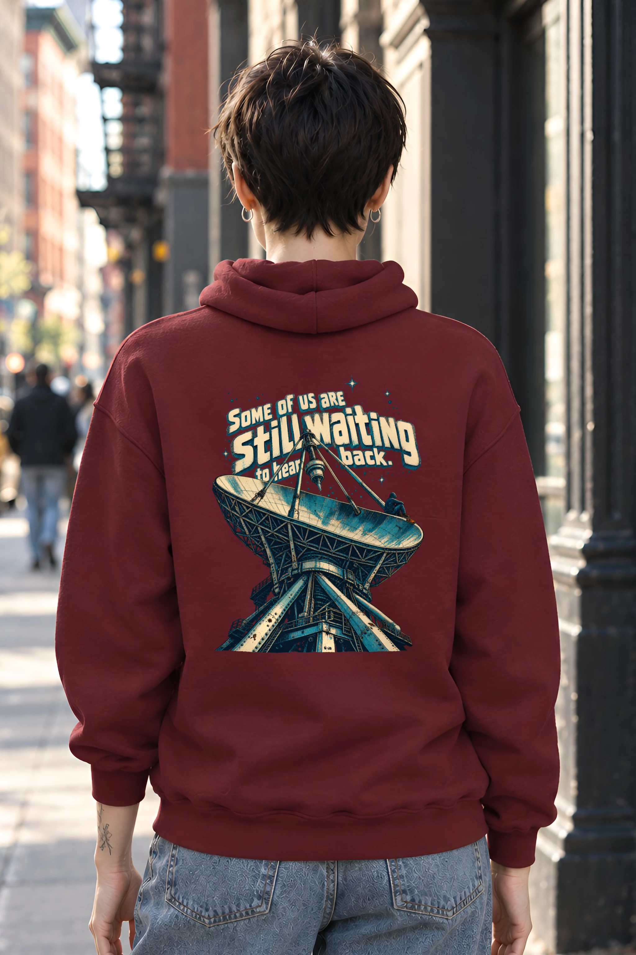 "Radio Telescope" Unisex Pullover Hoodie