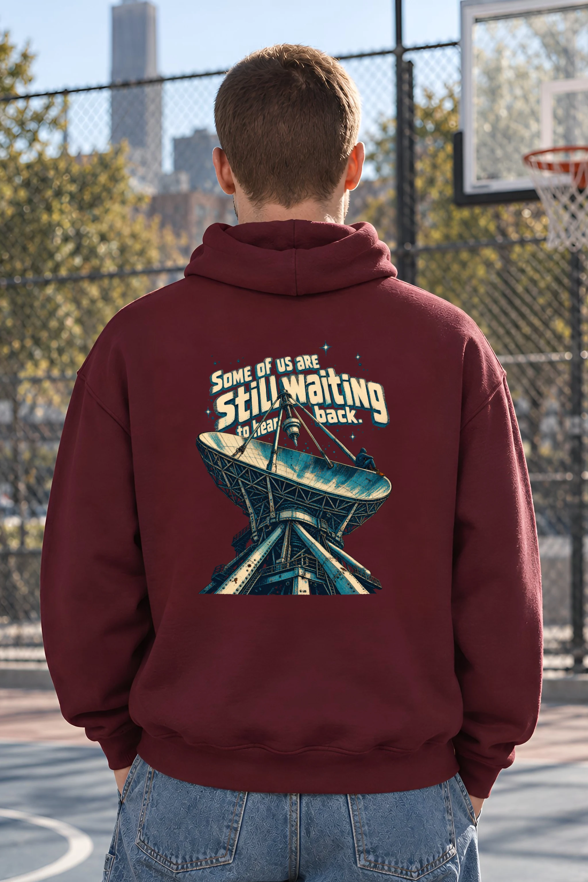 "Radio Telescope" Unisex Pullover Hoodie