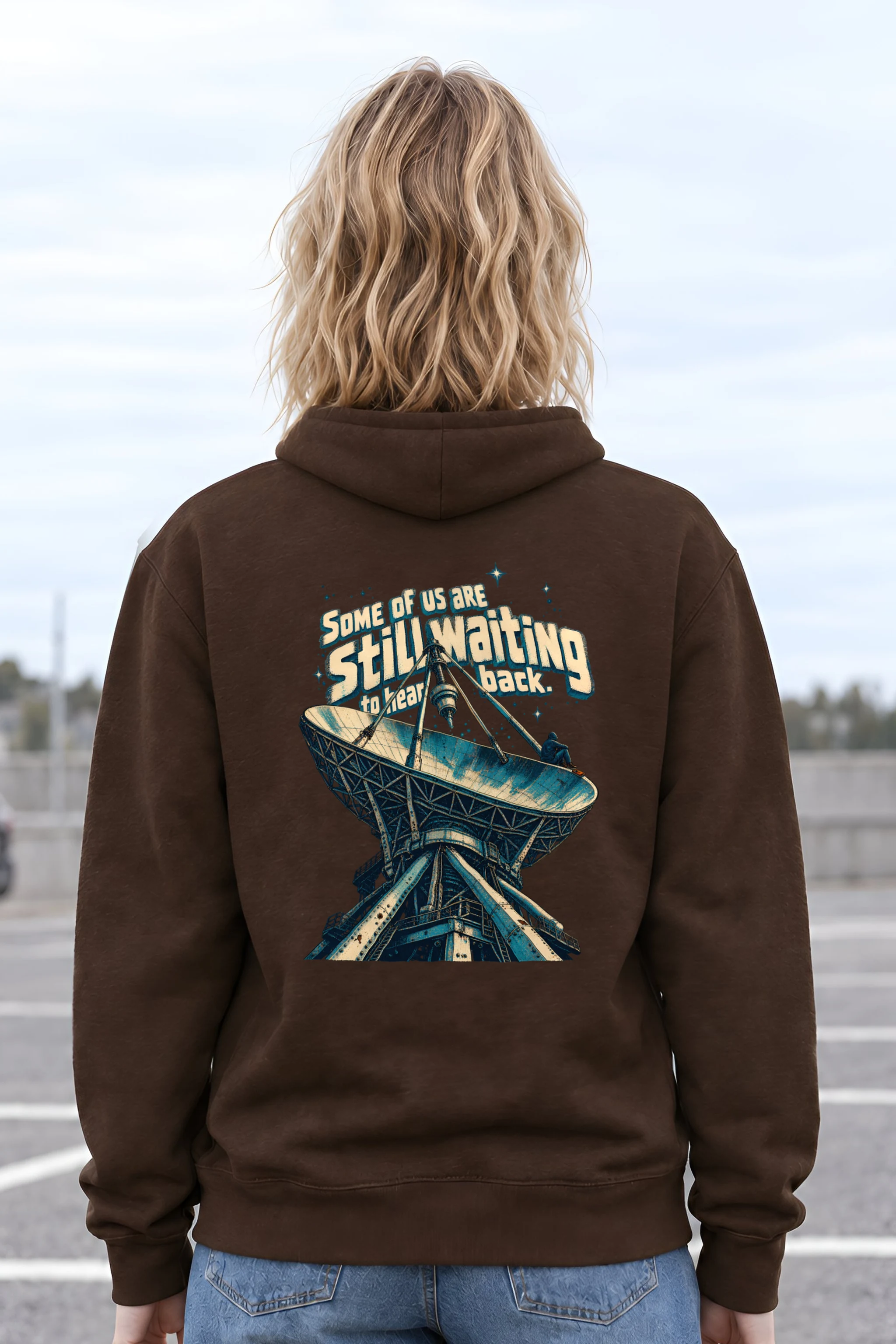 "Radio Telescope" Unisex Pullover Hoodie