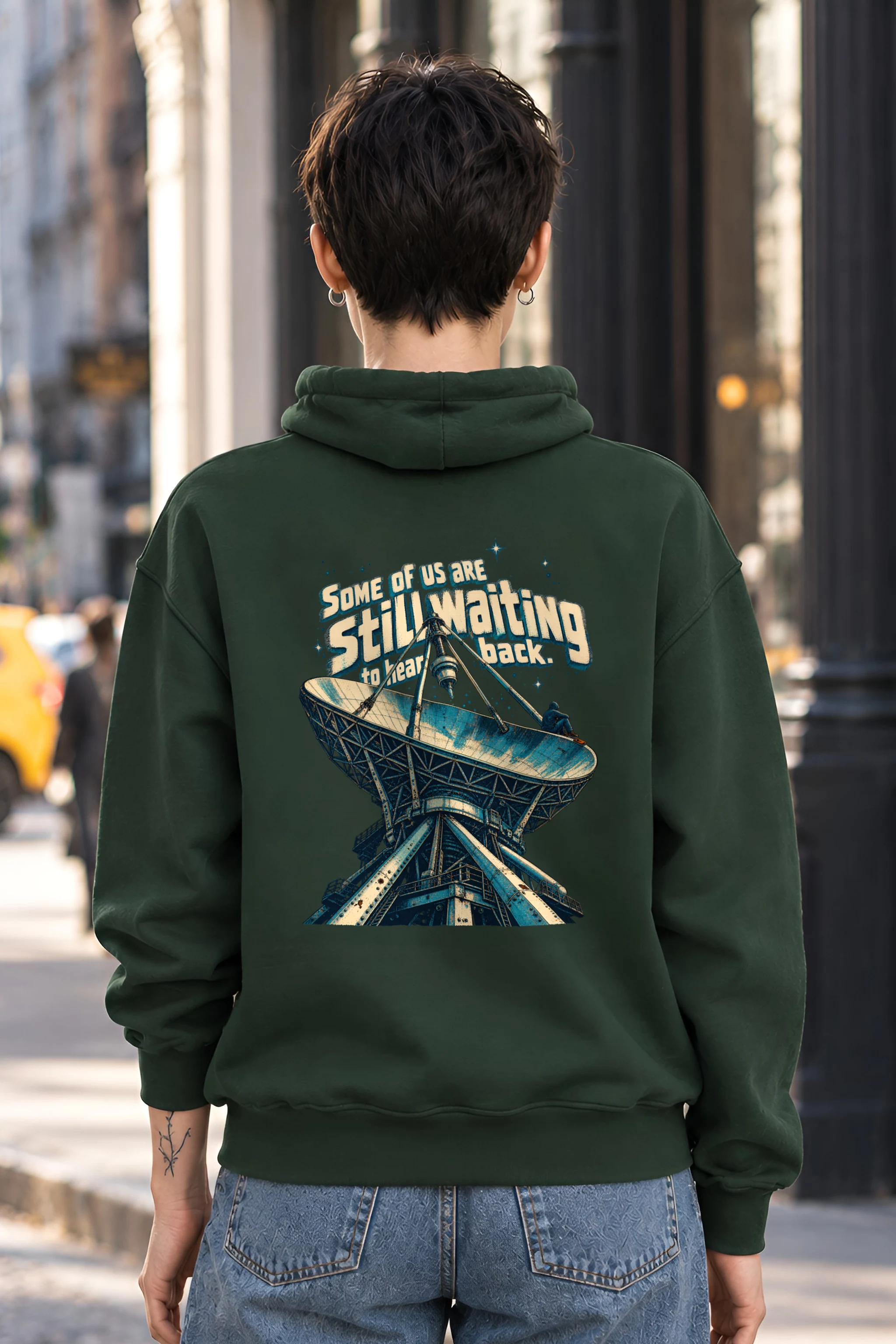 "Radio Telescope" Unisex Pullover Hoodie