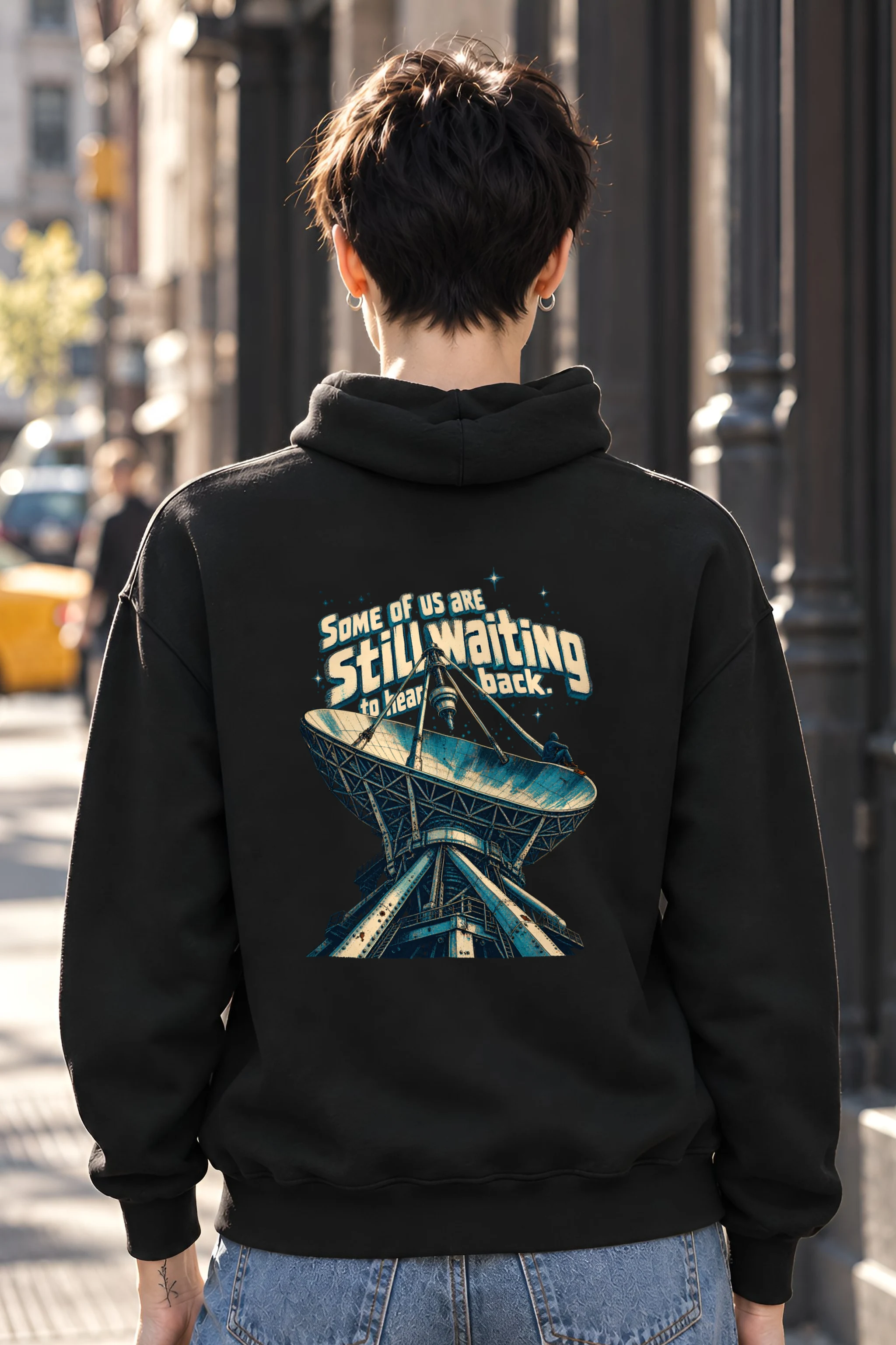 "Radio Telescope" Unisex Pullover Hoodie