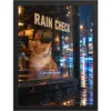 "Rain Check" Premium Wooden Framed Poster