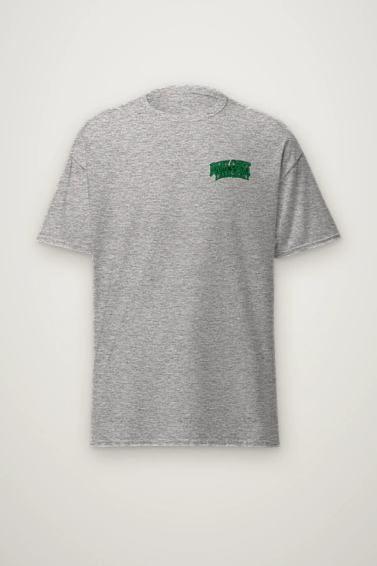 "Rainy Court Tennis Society" Heavyweight Unisex Crewneck T-shirt