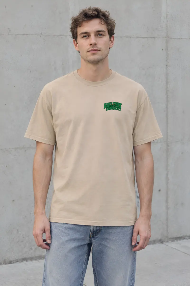 "Rainy Court Tennis Society" Heavyweight Unisex Crewneck T-shirt