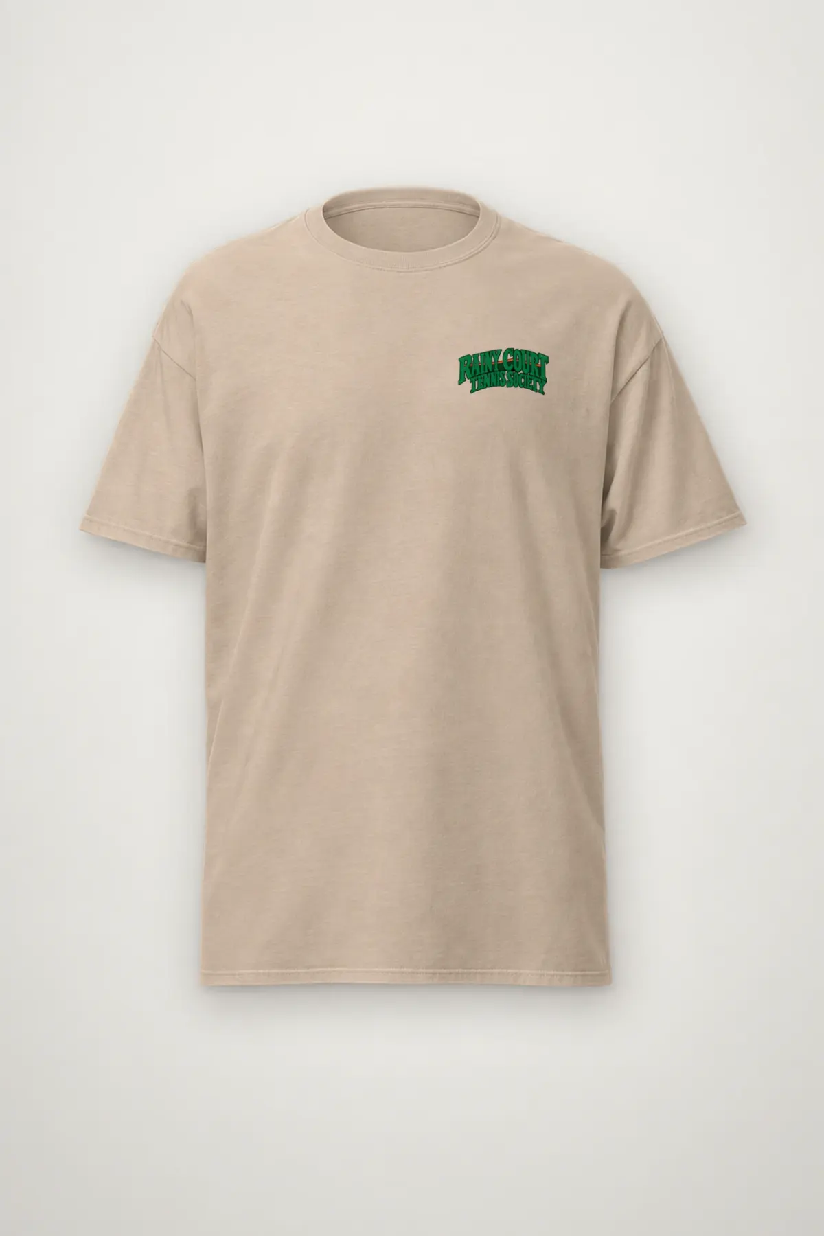 "Rainy Court Tennis Society" Heavyweight Unisex Crewneck T-shirt