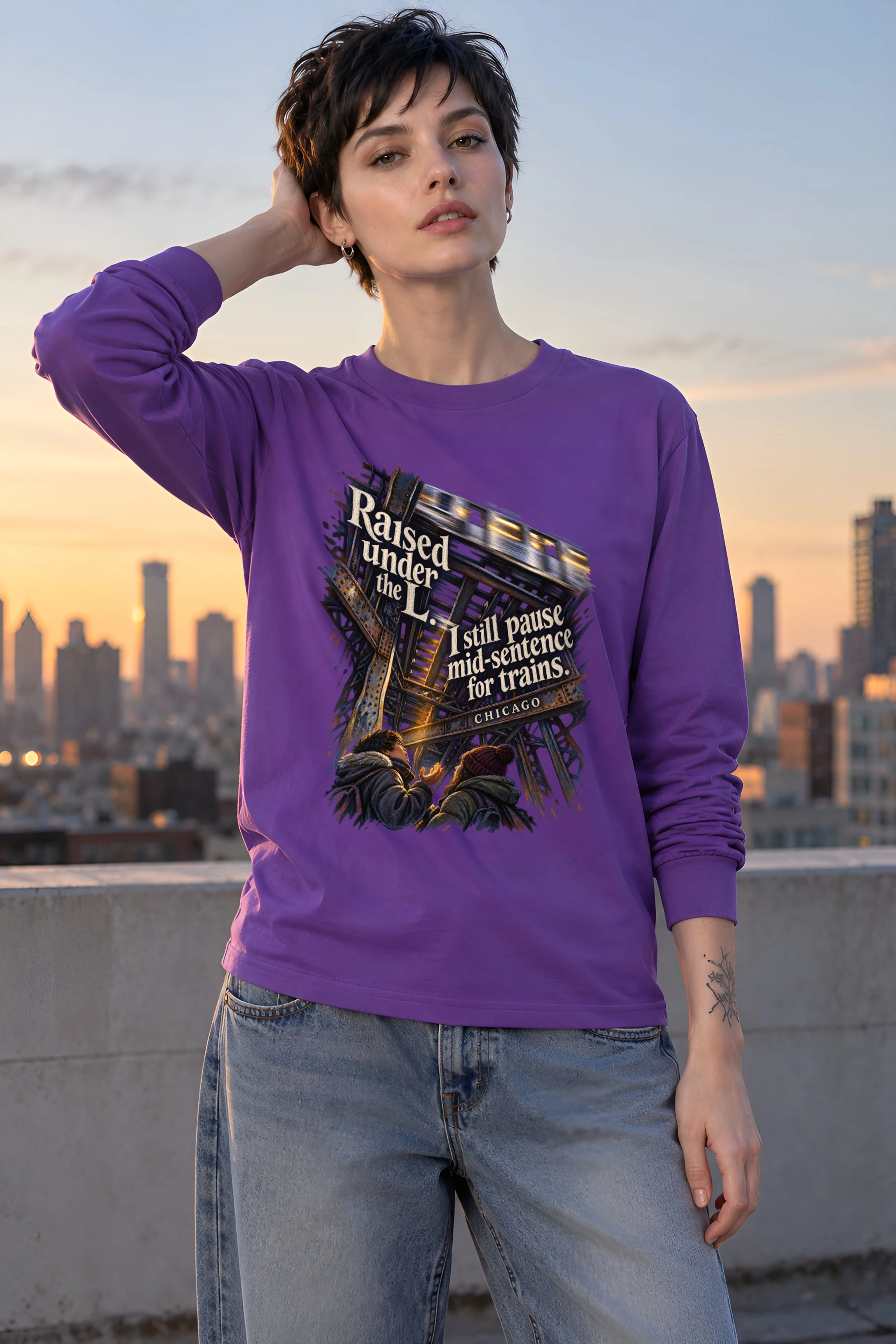 "Raised Under The L" Unisex Longsleeve T-shirt