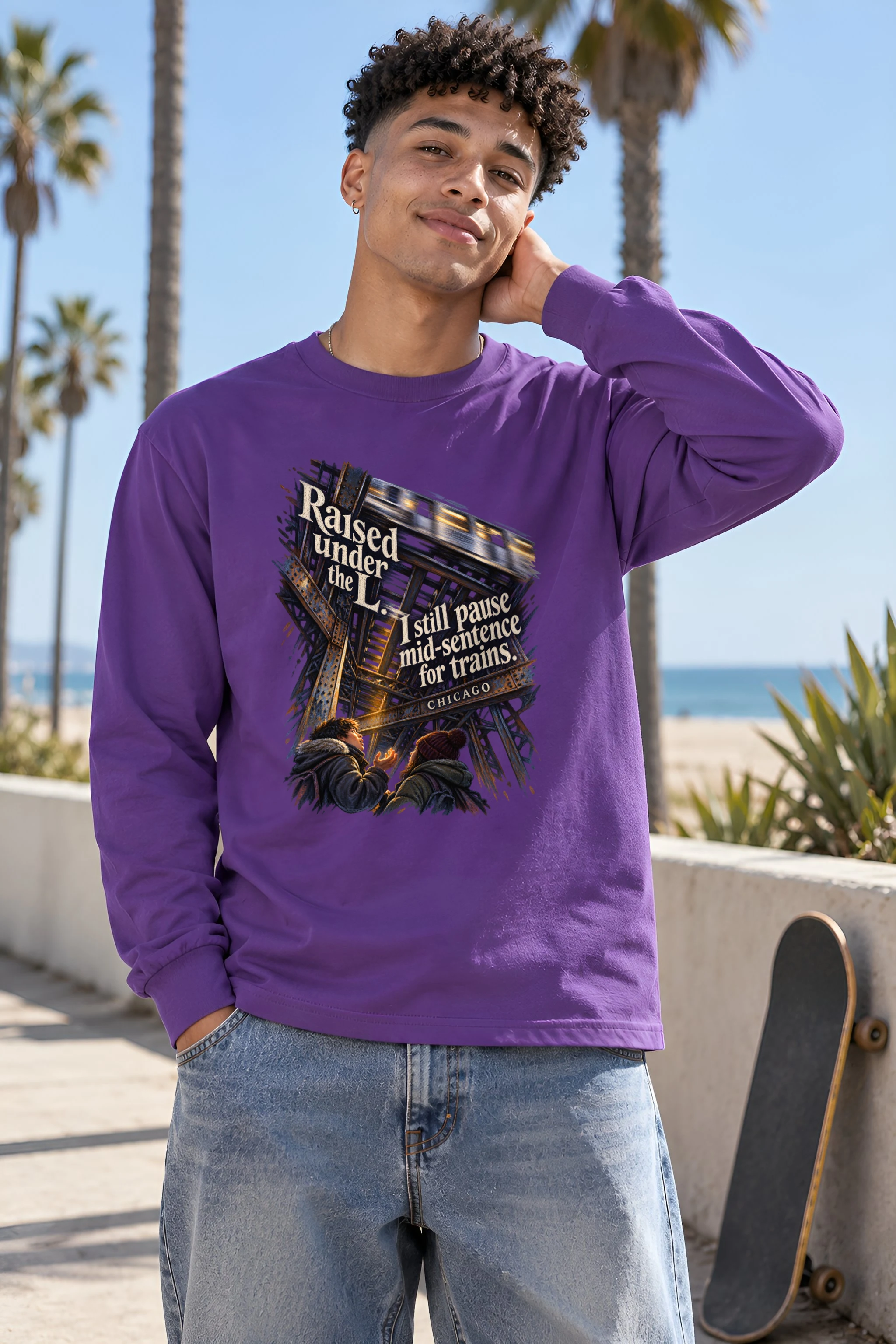 "Raised Under The L" Unisex Longsleeve T-shirt