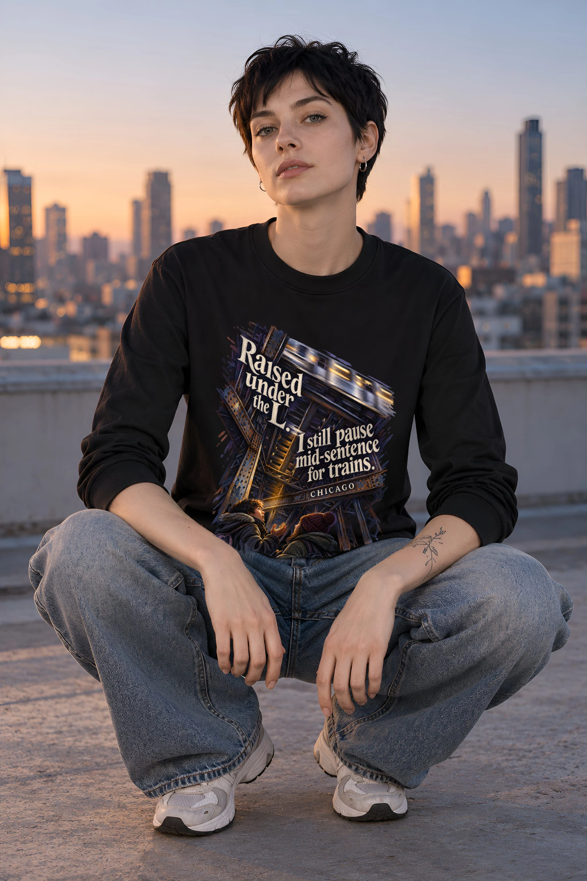 "Raised Under The L" Unisex Longsleeve T-shirt