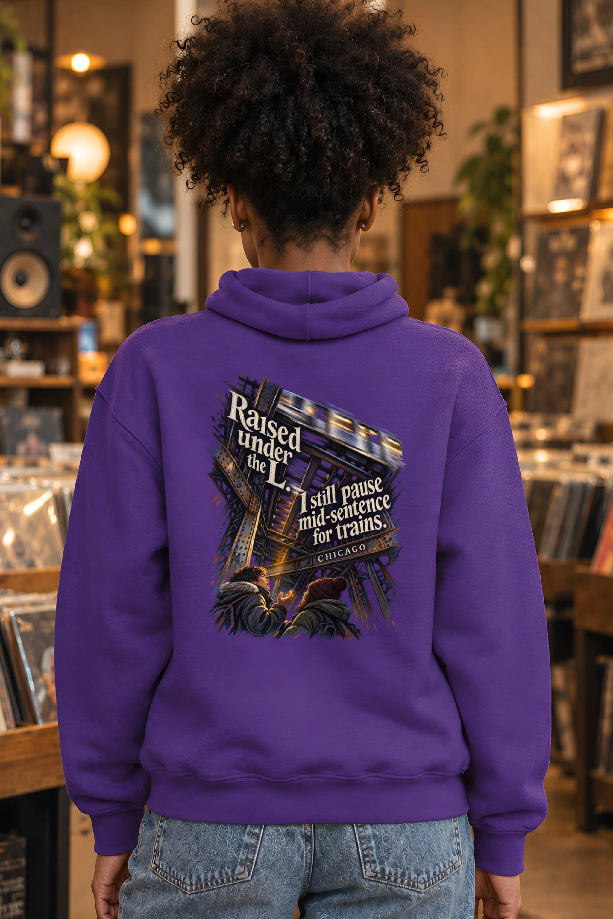 "Raised Under the L" Unisex Pullover Hoodie