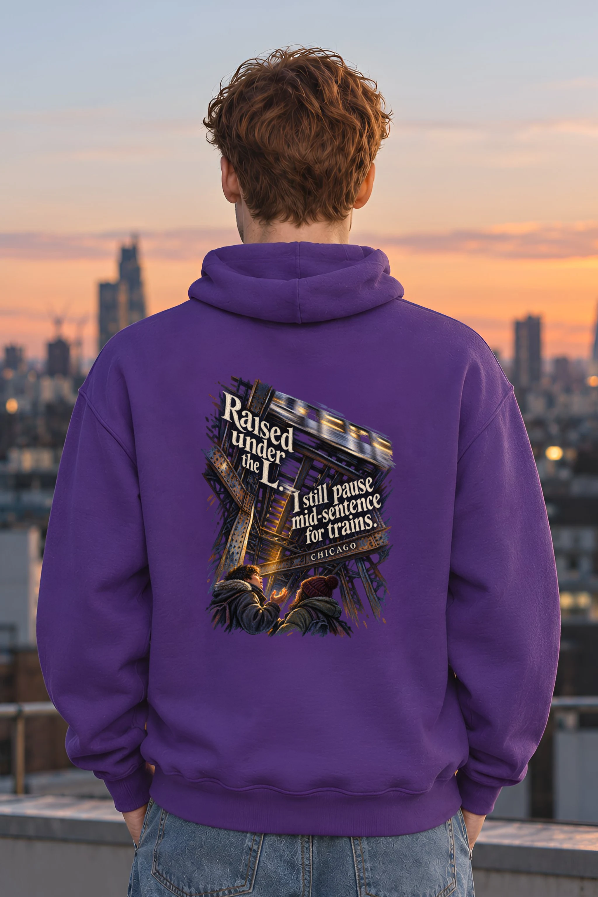 "Raised Under the L" Unisex Pullover Hoodie