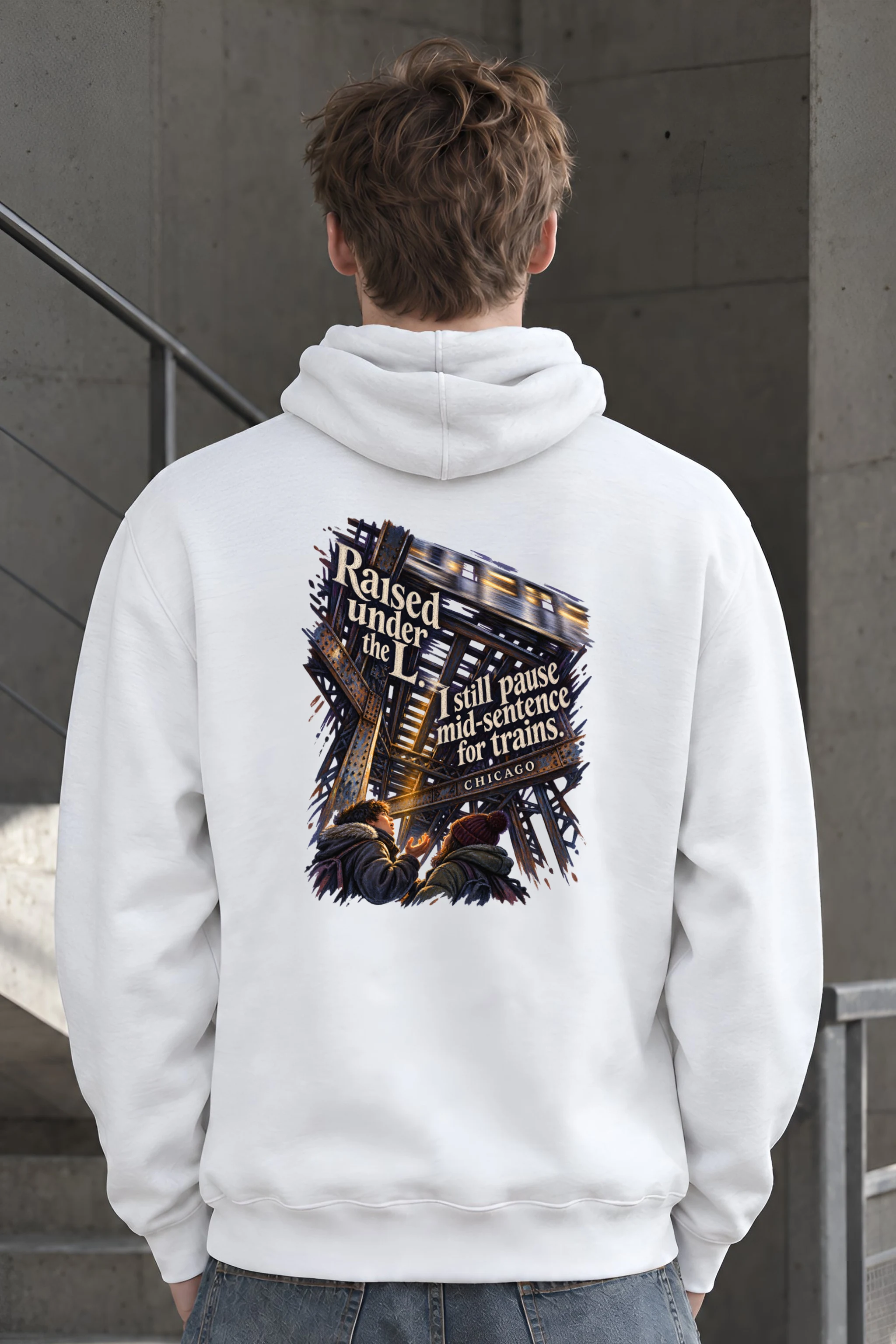 "Raised Under the L" Unisex Pullover Hoodie