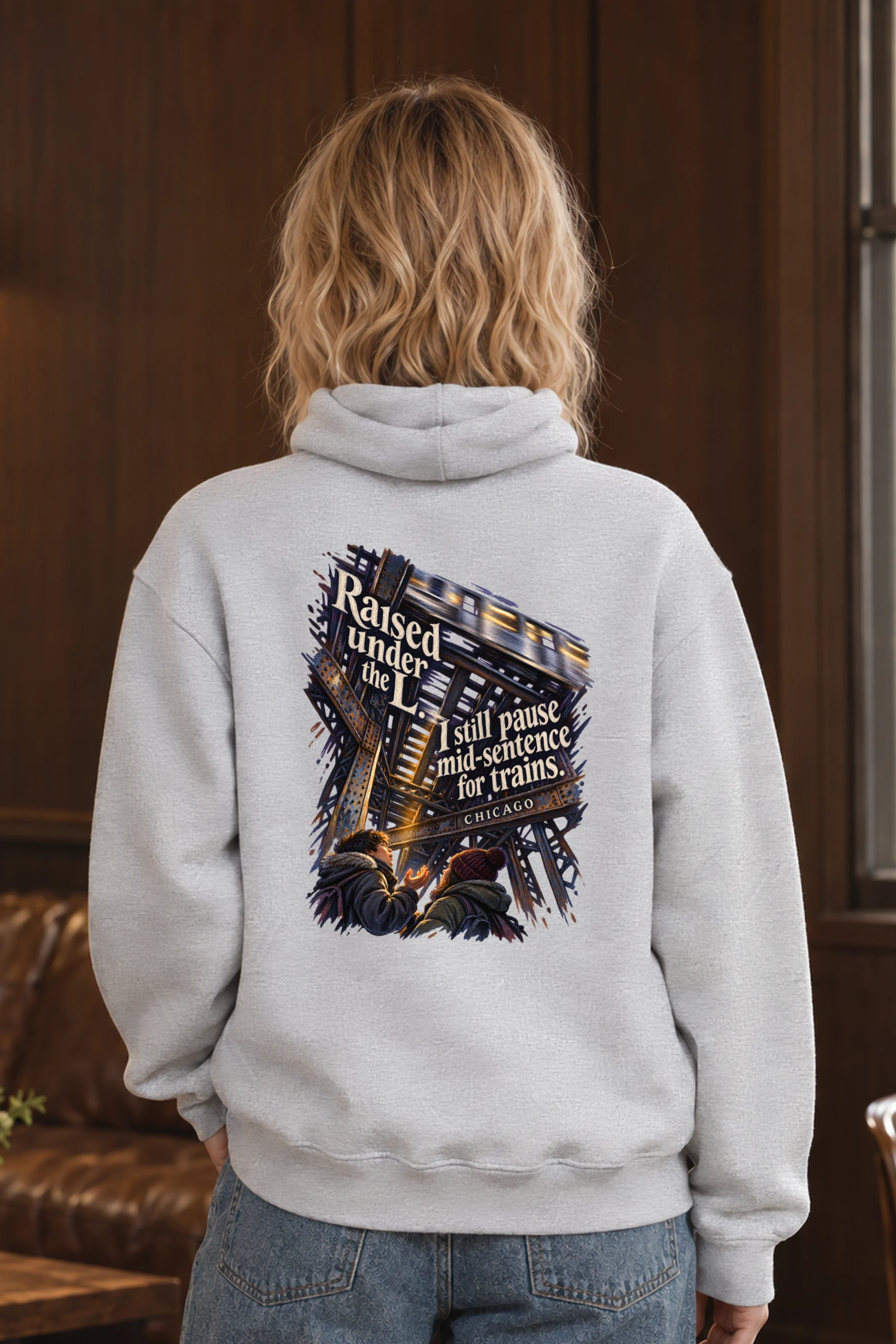 "Raised Under the L" Unisex Pullover Hoodie