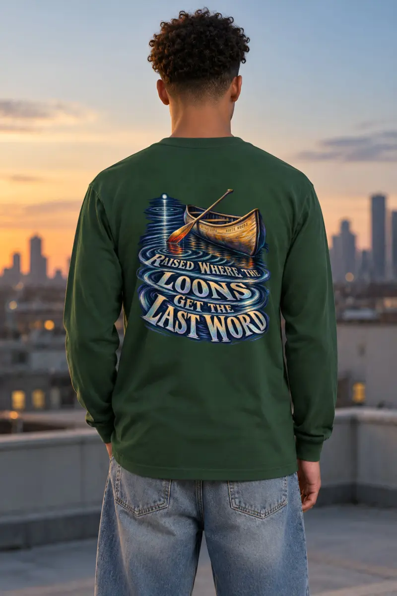 “Raised Where the Loons” Unisex Longsleeve T-shirt