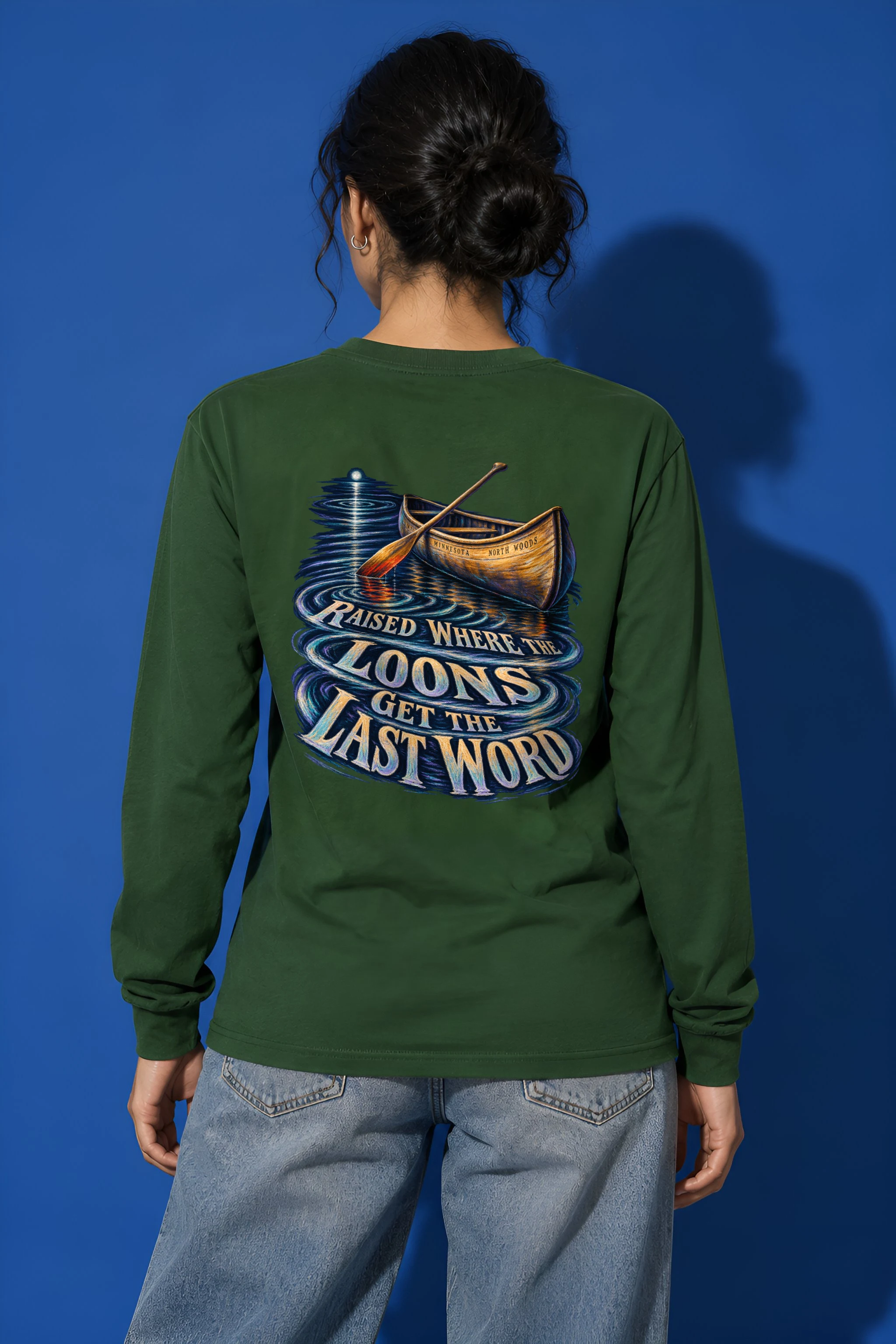 "Raised Where the Loons" Unisex Longsleeve T-shirt