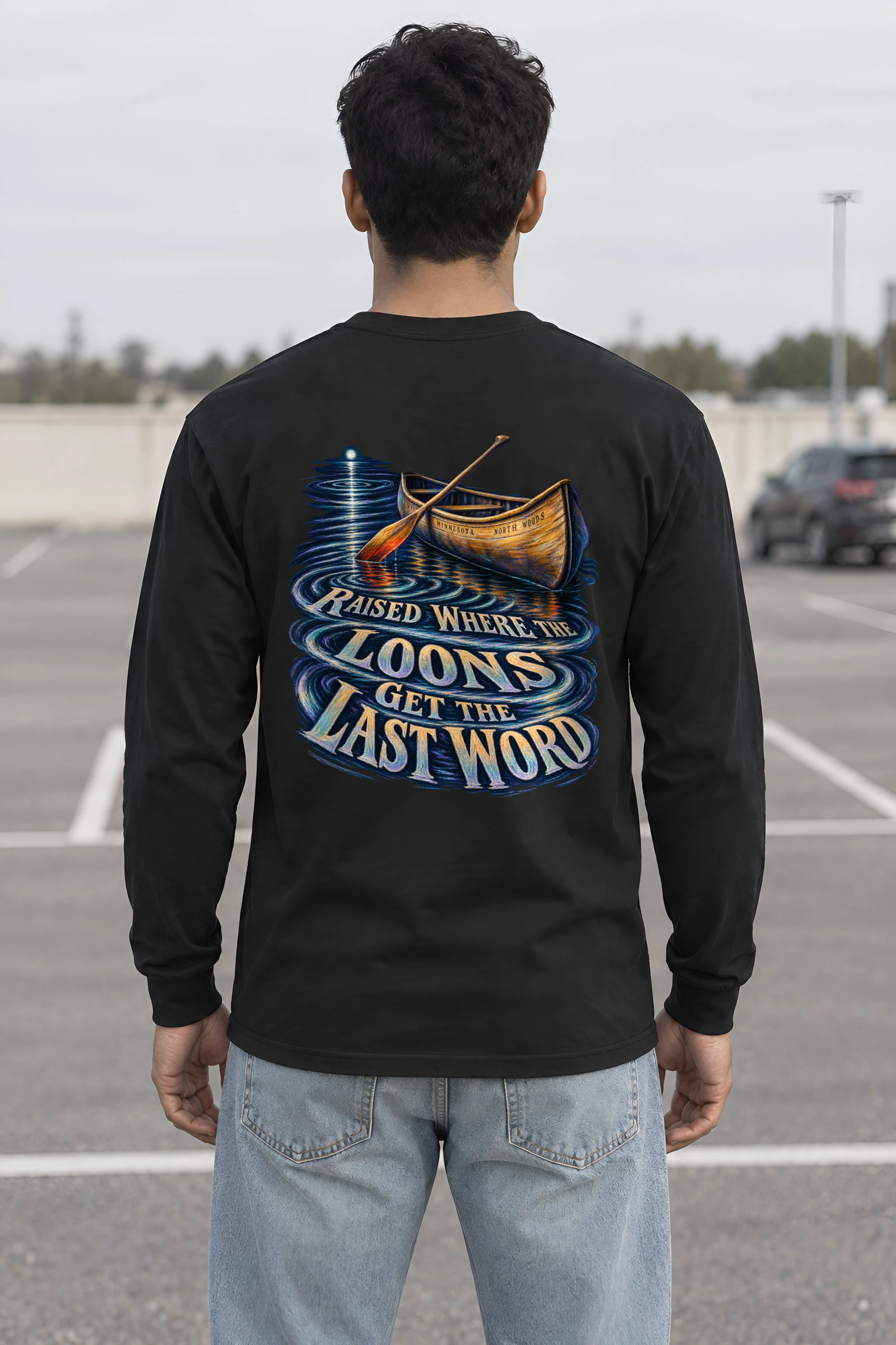 "Raised Where the Loons" Unisex Longsleeve T-shirt