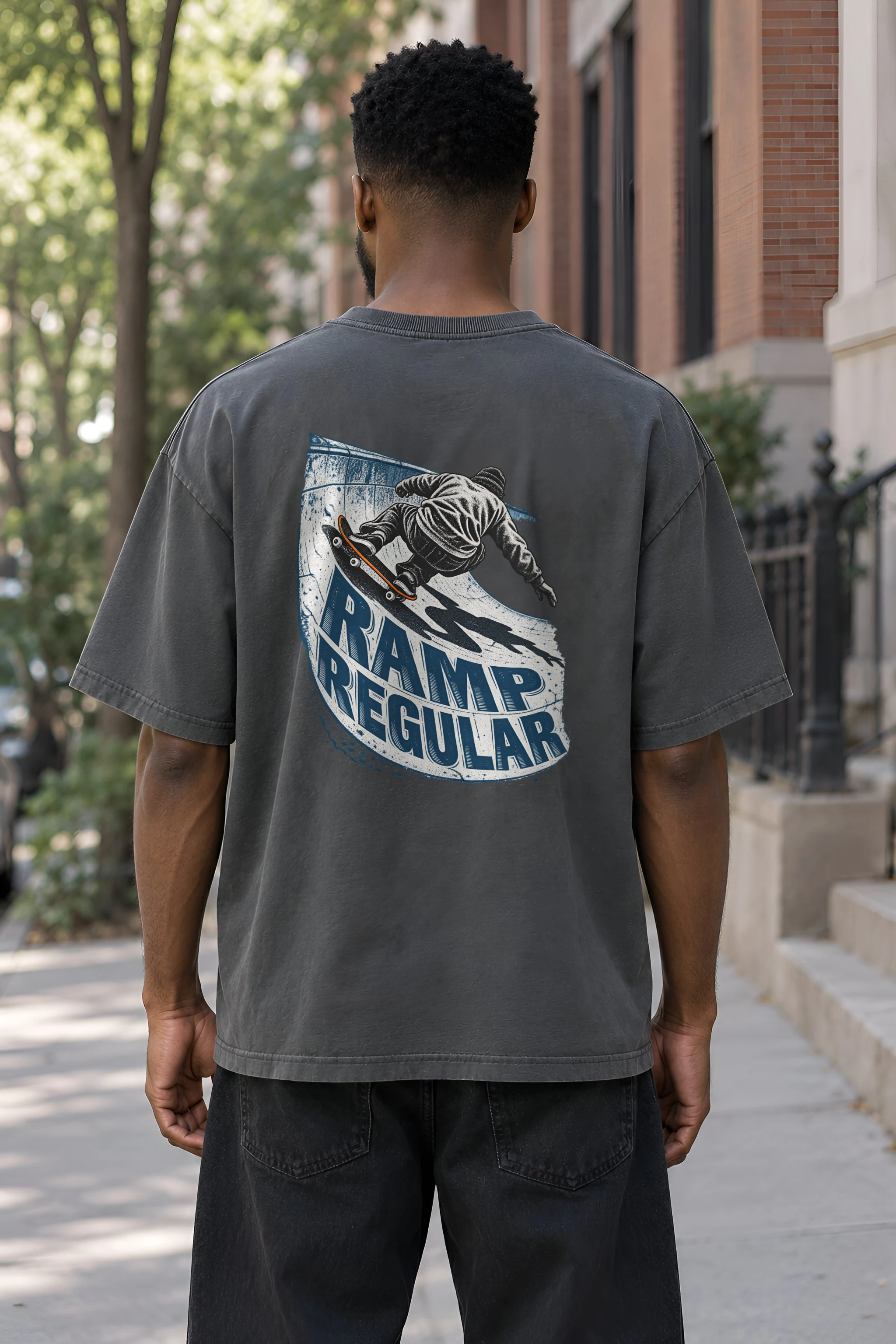 "Ramp Regular" Men's Oversized Heavyweight Crewneck T-Shirt