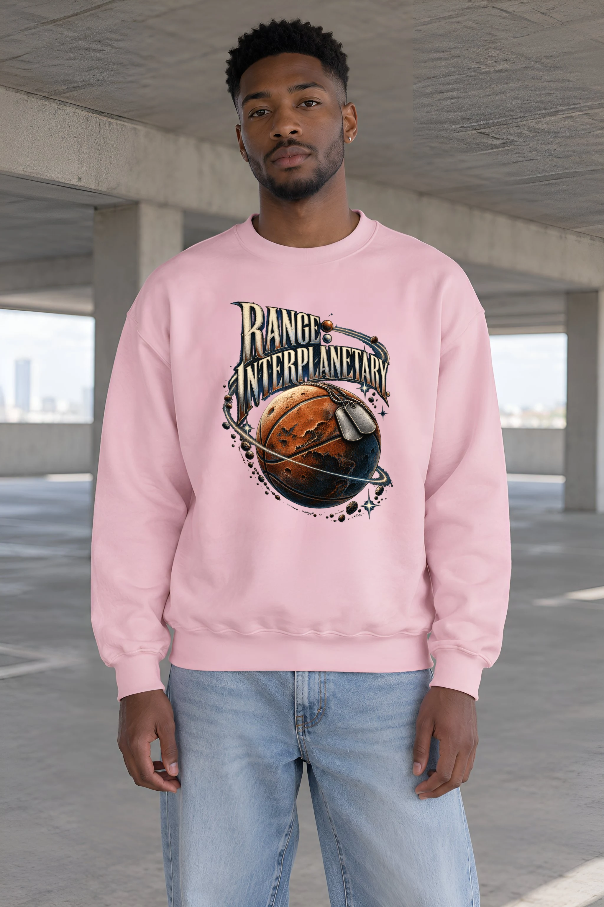 "Range Interplanetary" Heavy Blend Unisex Crewneck Sweatshirt