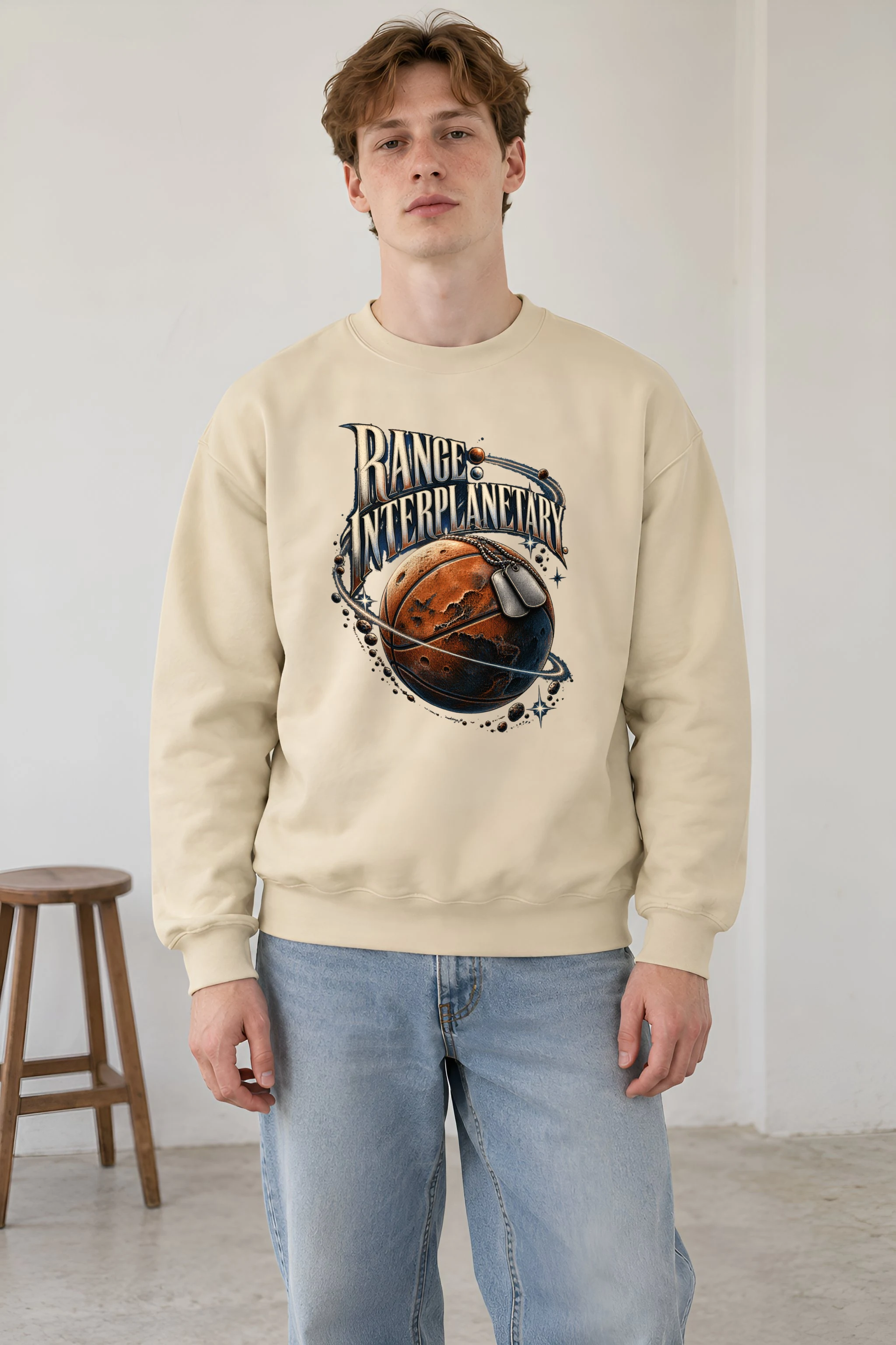 "Range Interplanetary" Heavy Blend Unisex Crewneck Sweatshirt