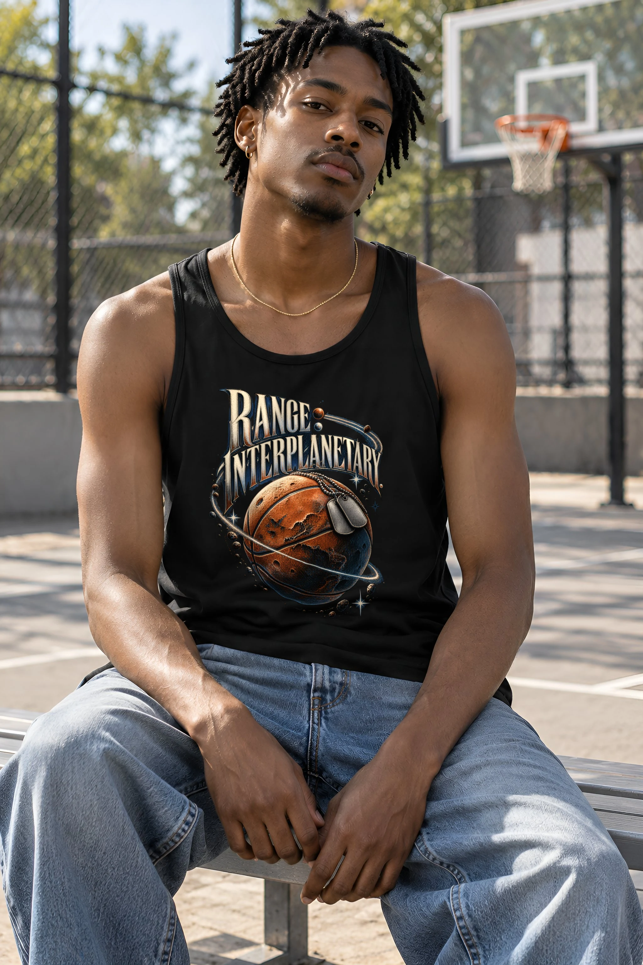 "Range Interplanetary" Unisex Jersey Tank