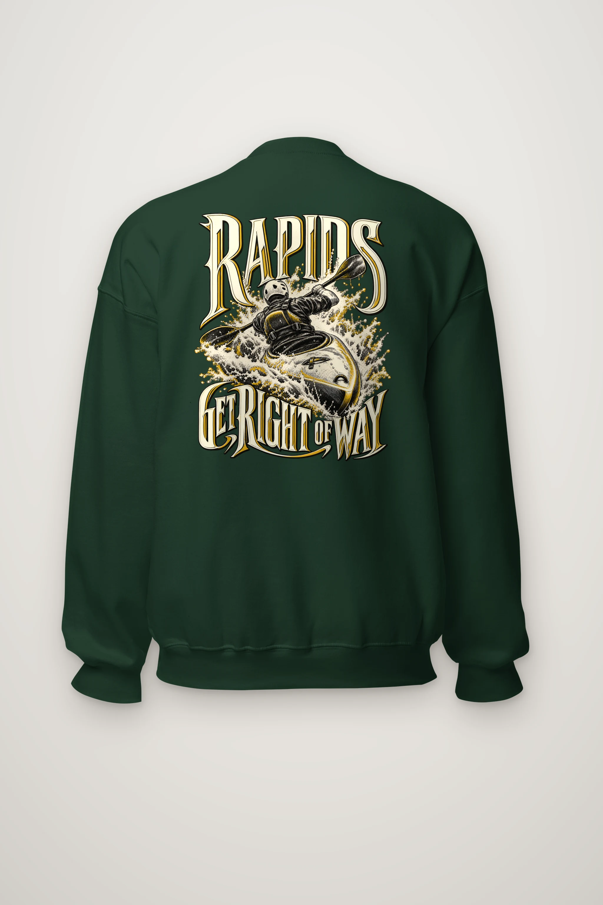 "Rapids Get Right of Way" Heavy Blend Unisex Crewneck Sweatshirt