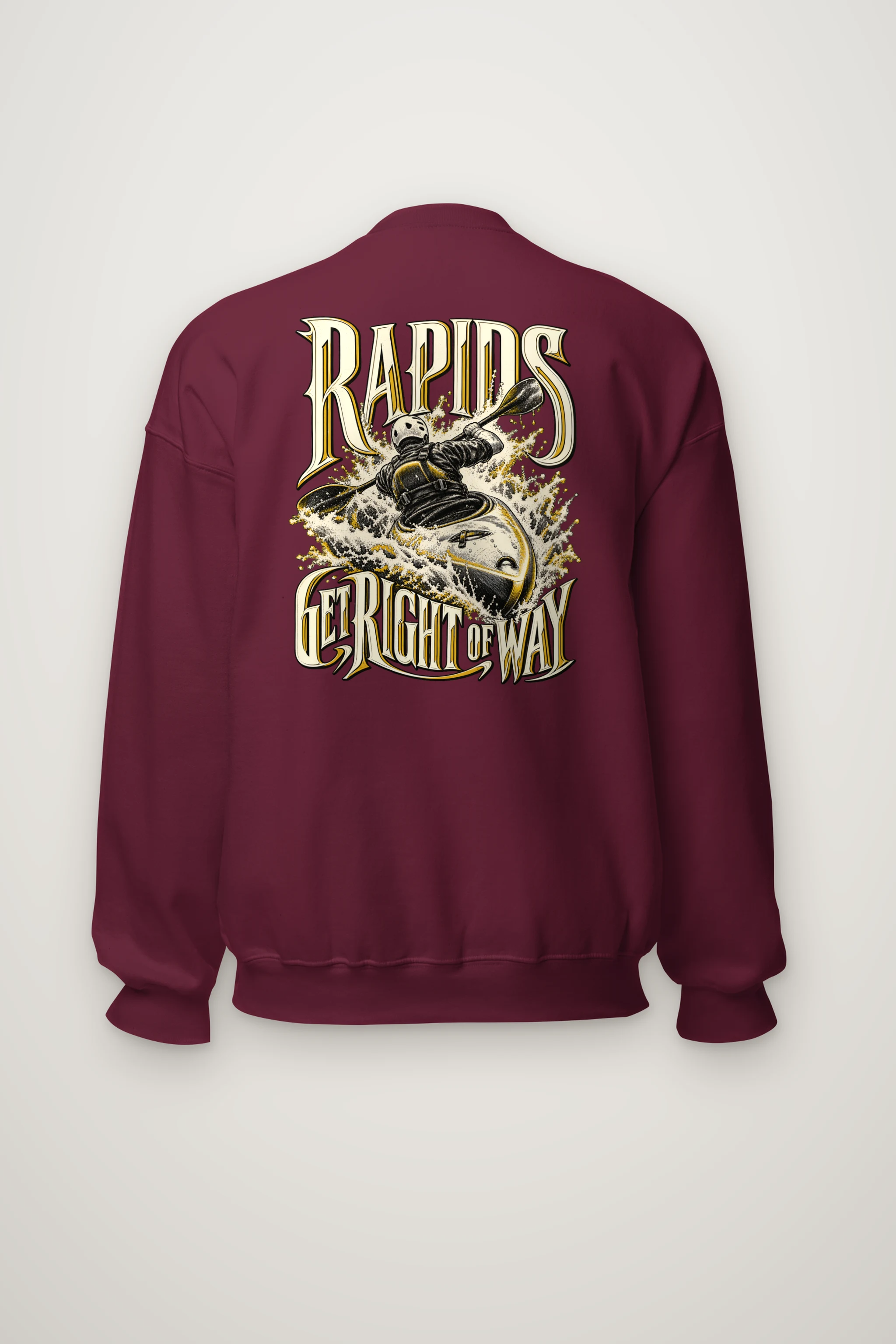 "Rapids Get Right of Way" Heavy Blend Unisex Crewneck Sweatshirt