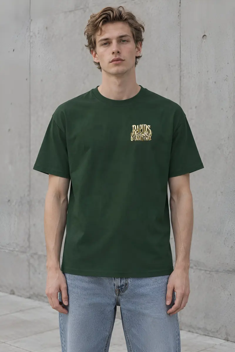 "Rapids Get Right of Way" Heavyweight Unisex Crewneck T-shirt
