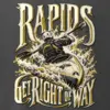 "Rapids Get Right of Way" Men's Oversized Heavyweight Crewneck T-Shirt