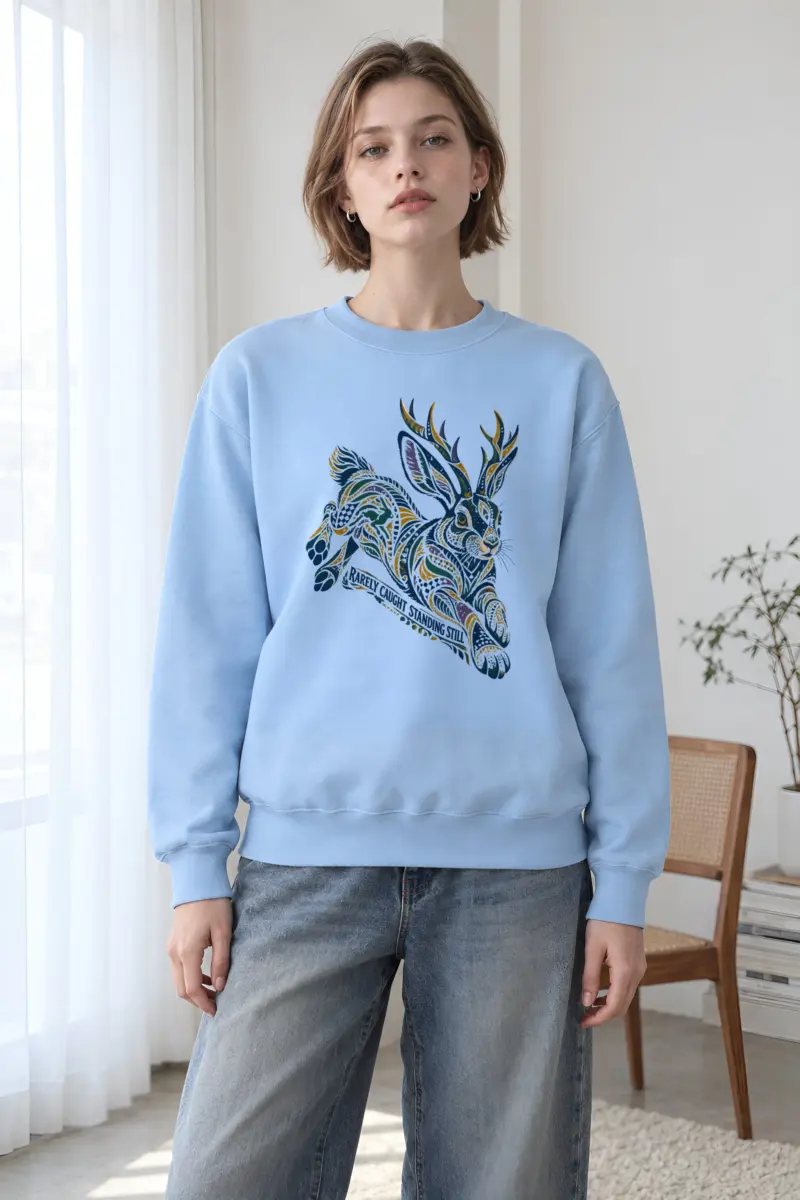 "Rarely Caught Standing Still" Heavy Blend Unisex Crewneck Sweatshirt