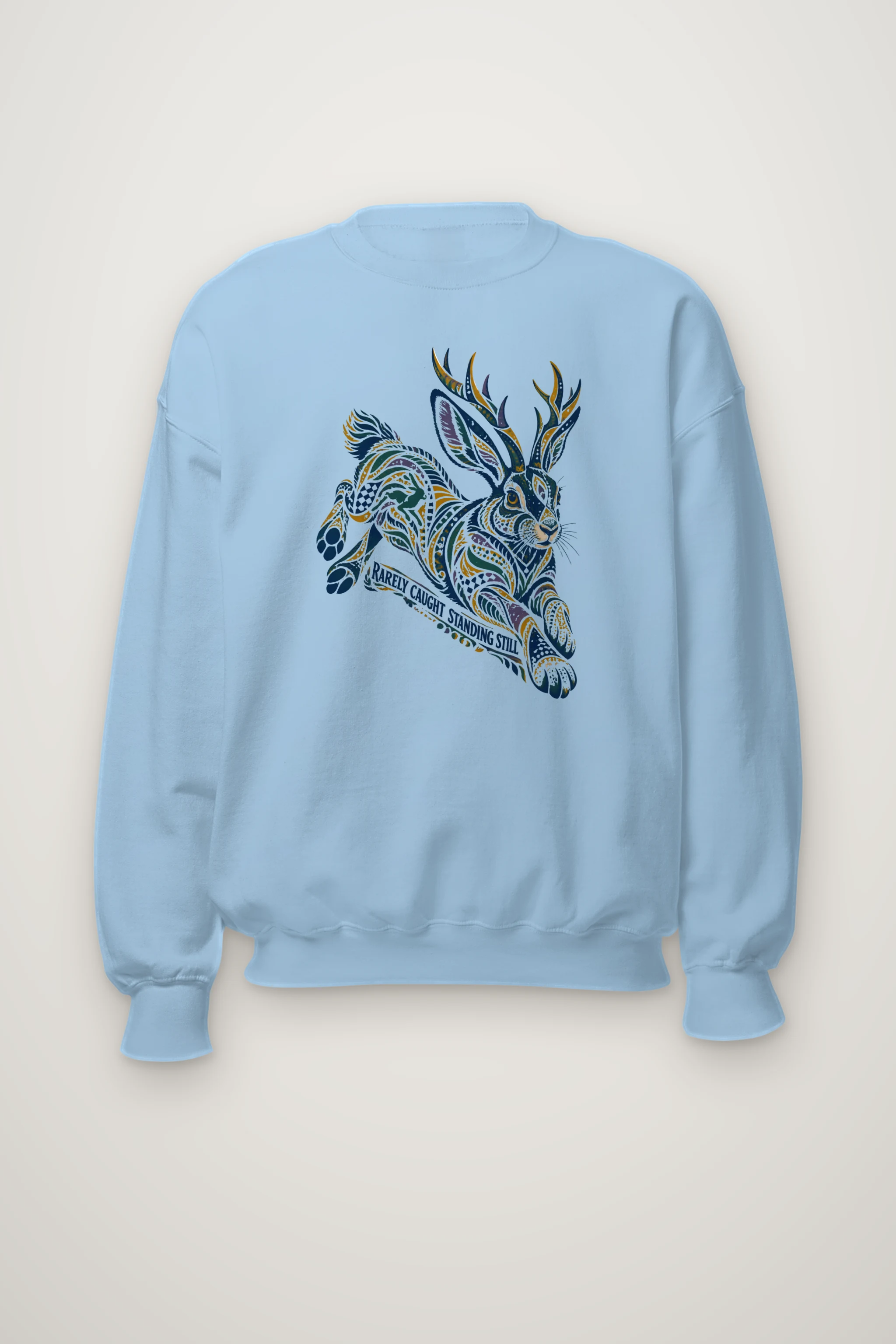 "Rarely Caught Standing Still" Heavy Blend Unisex Crewneck Sweatshirt