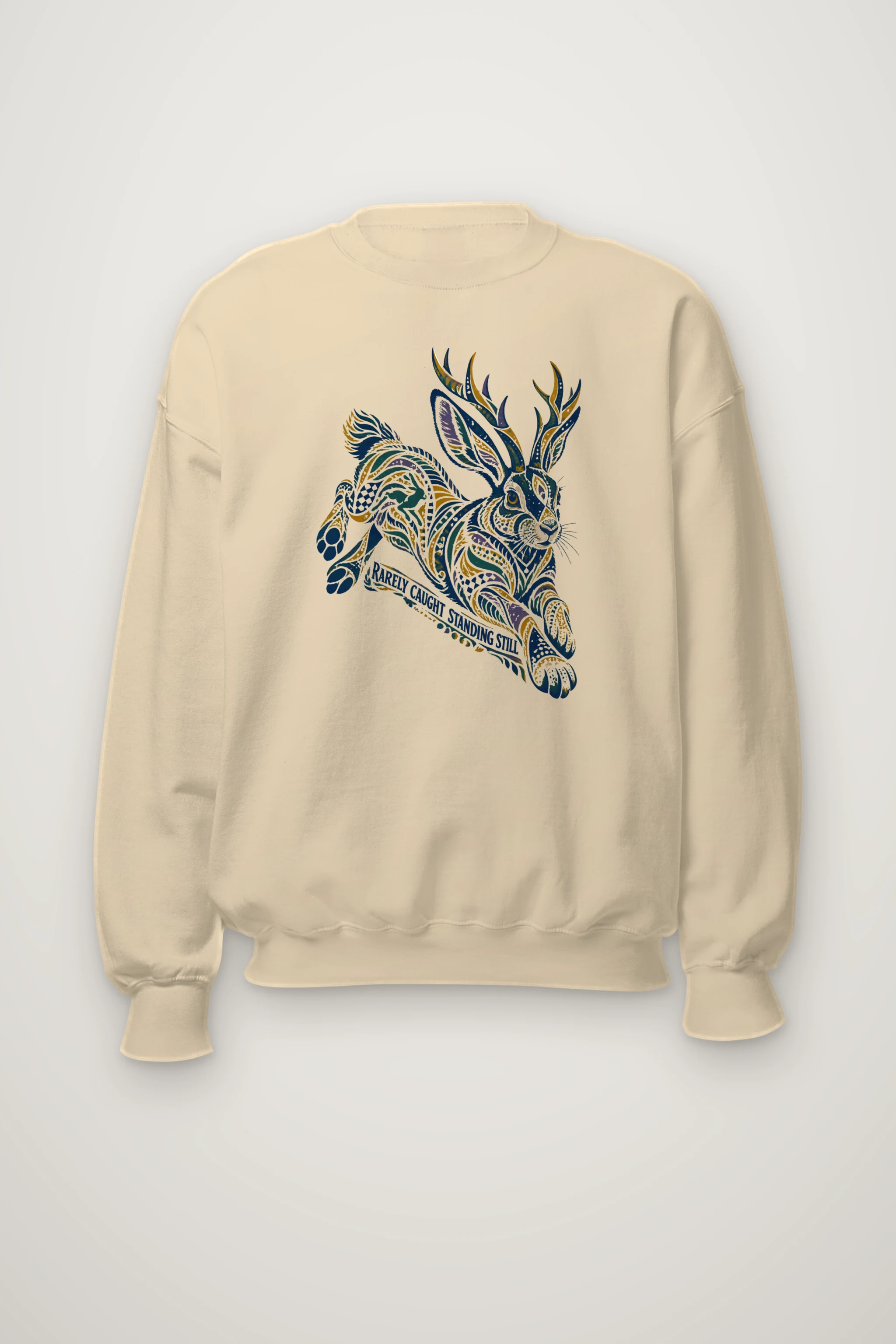 "Rarely Caught Standing Still" Heavy Blend Unisex Crewneck Sweatshirt