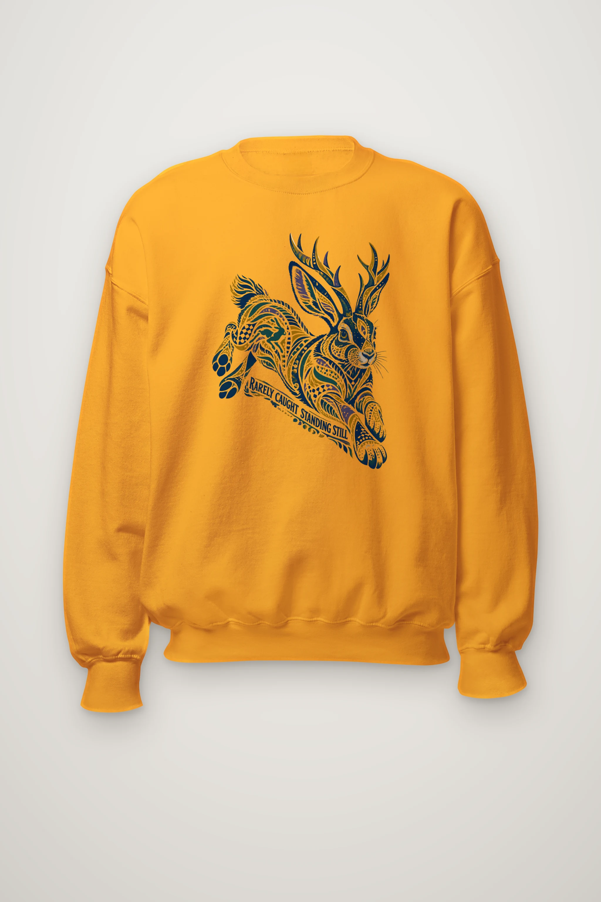 "Rarely Caught Standing Still" Heavy Blend Unisex Crewneck Sweatshirt