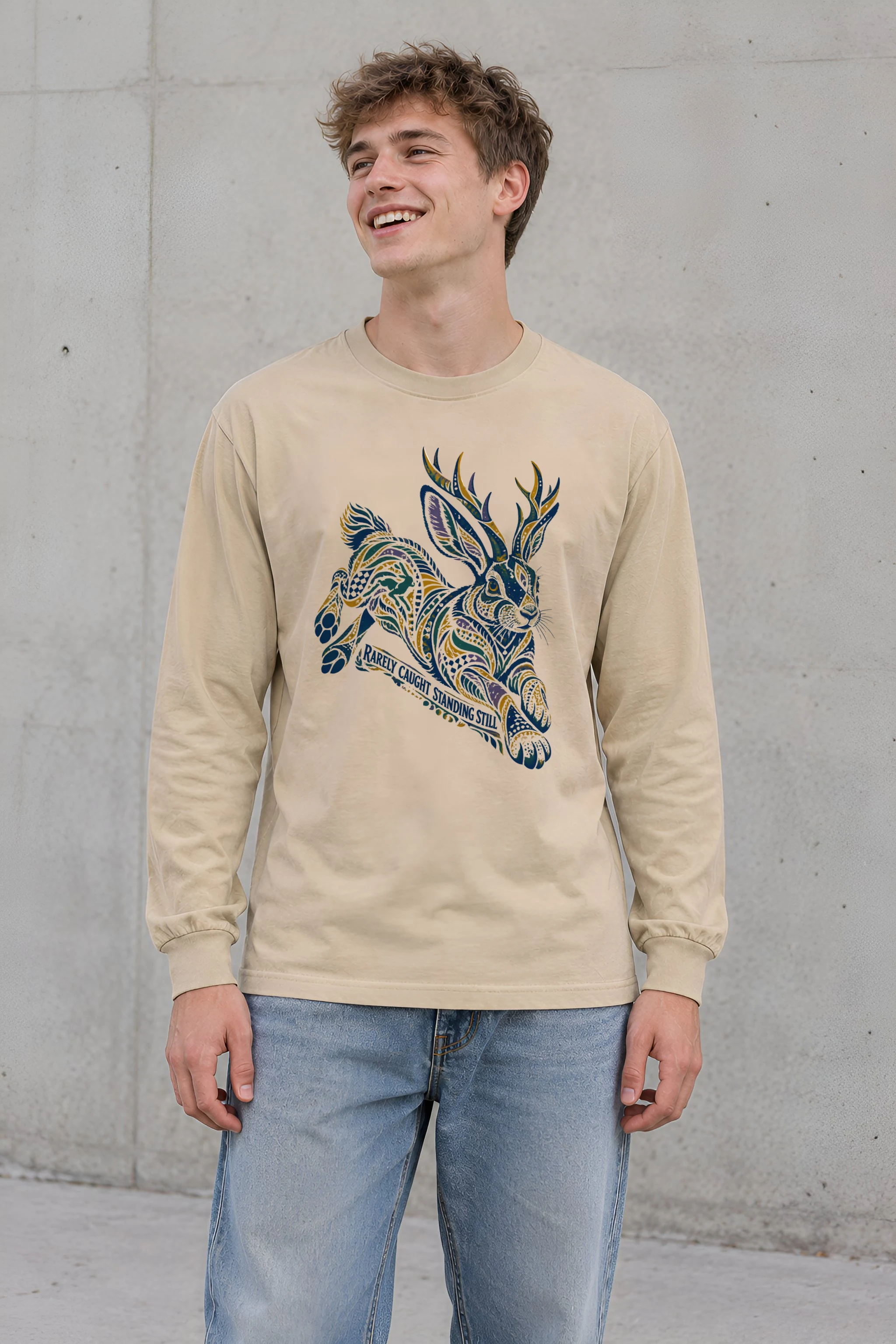 "Rarely Caught Standing Still" Unisex Longsleeve T-shirt