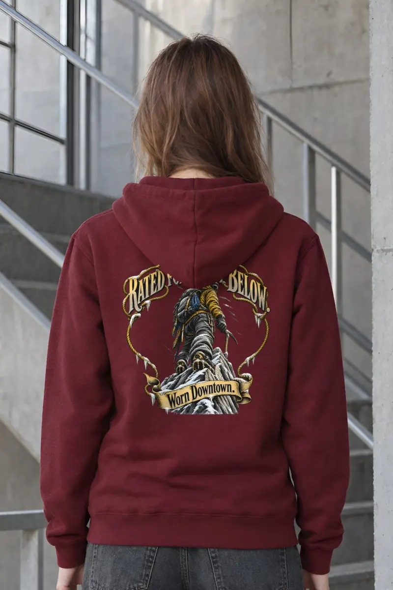 “Rated for Forty Below” Heavy Blend Unisex Pullover Hoodie
