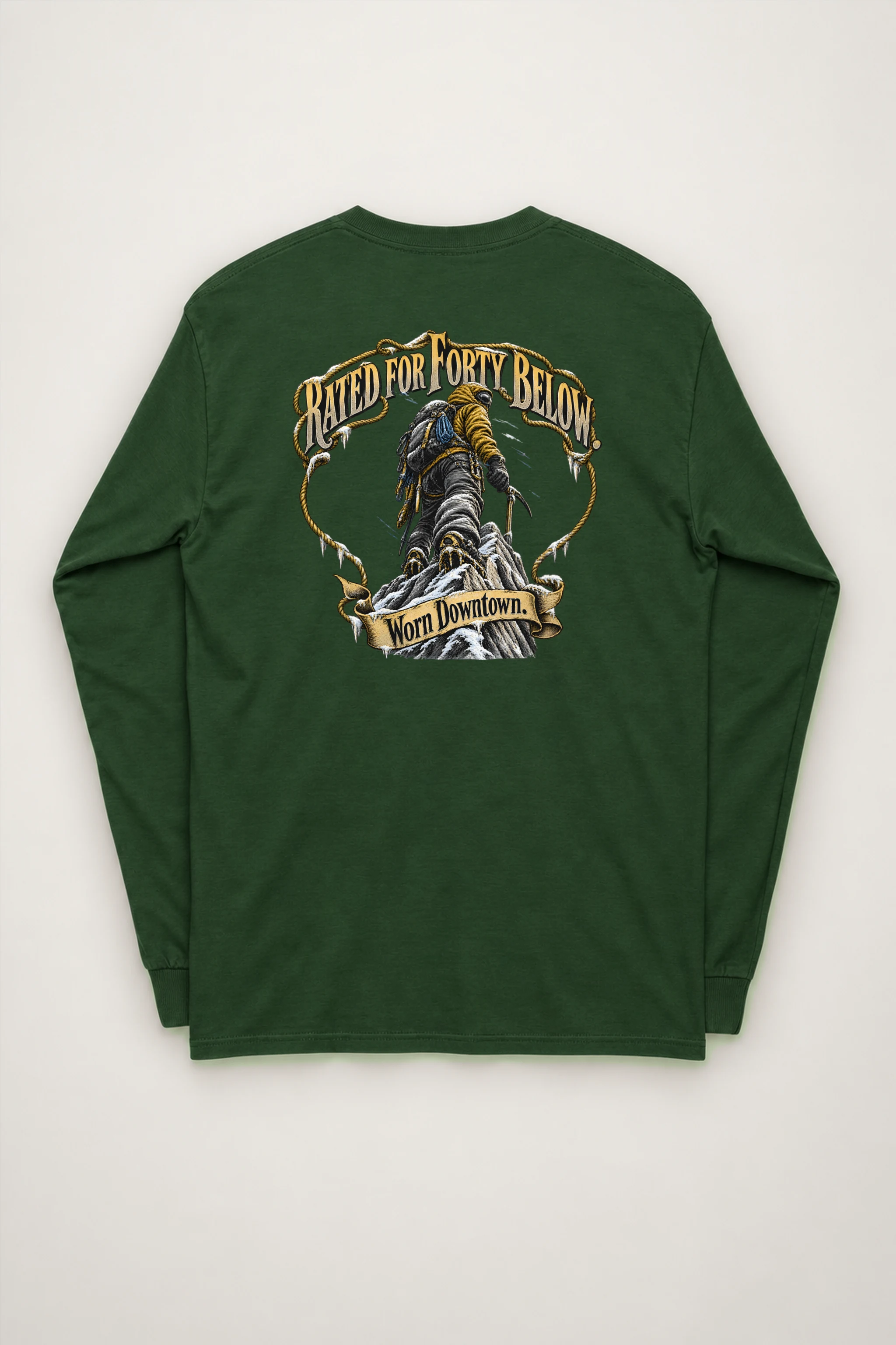 "Rated For Forty Below" Unisex Longsleeve T-shirt