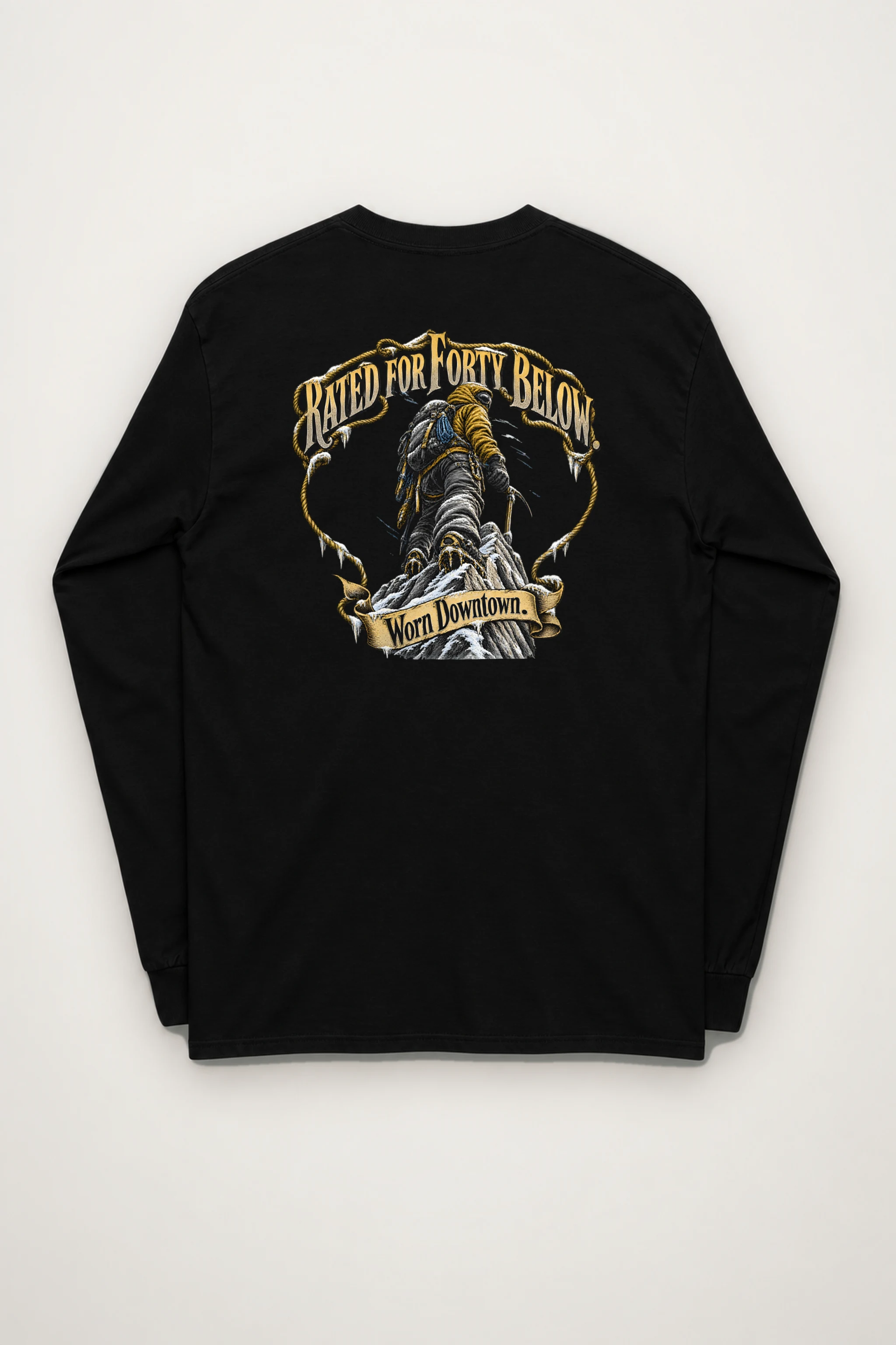 "Rated For Forty Below" Unisex Longsleeve T-shirt