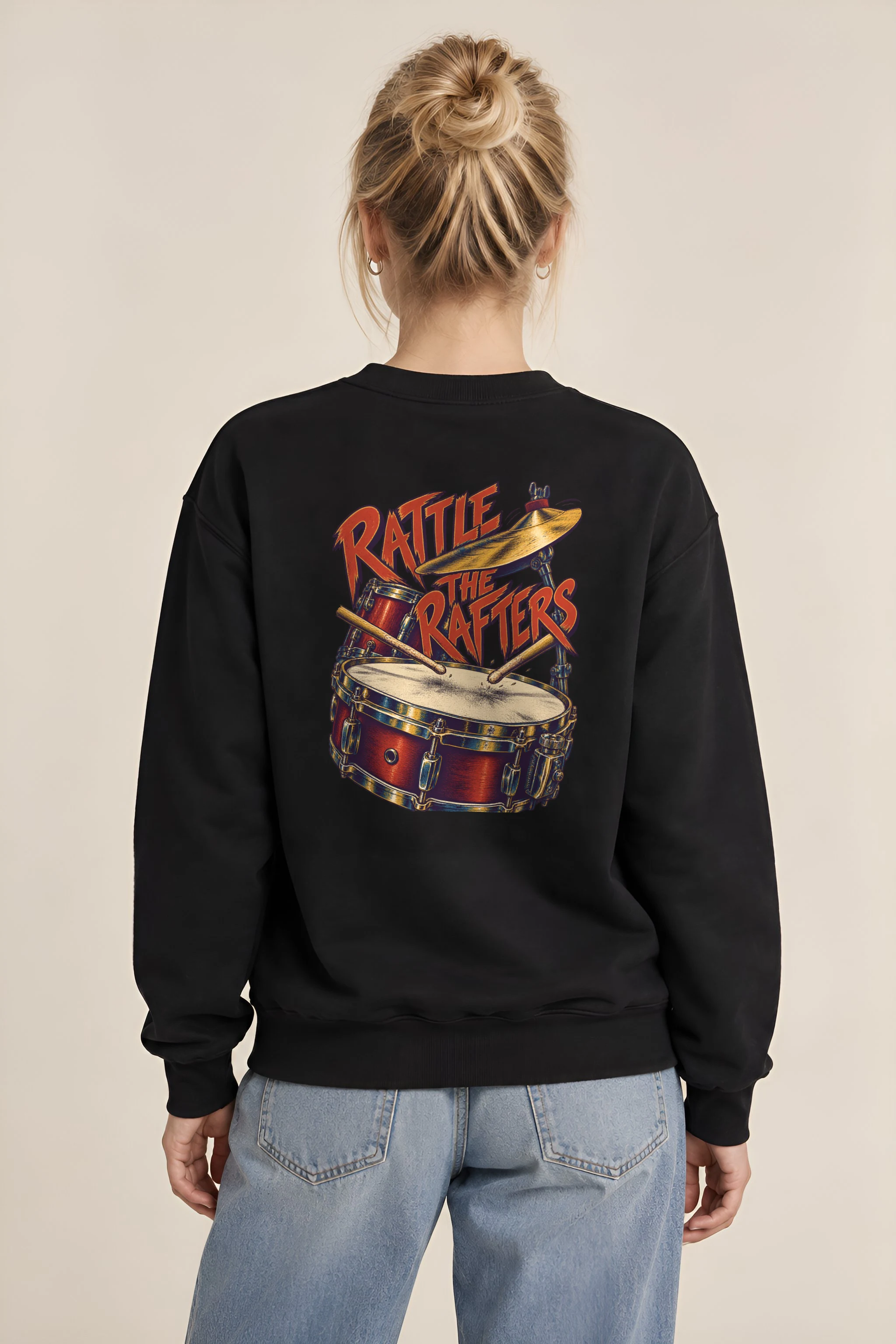 "Rattle the Rafters" Heavy Blend Unisex Crewneck Sweatshirt