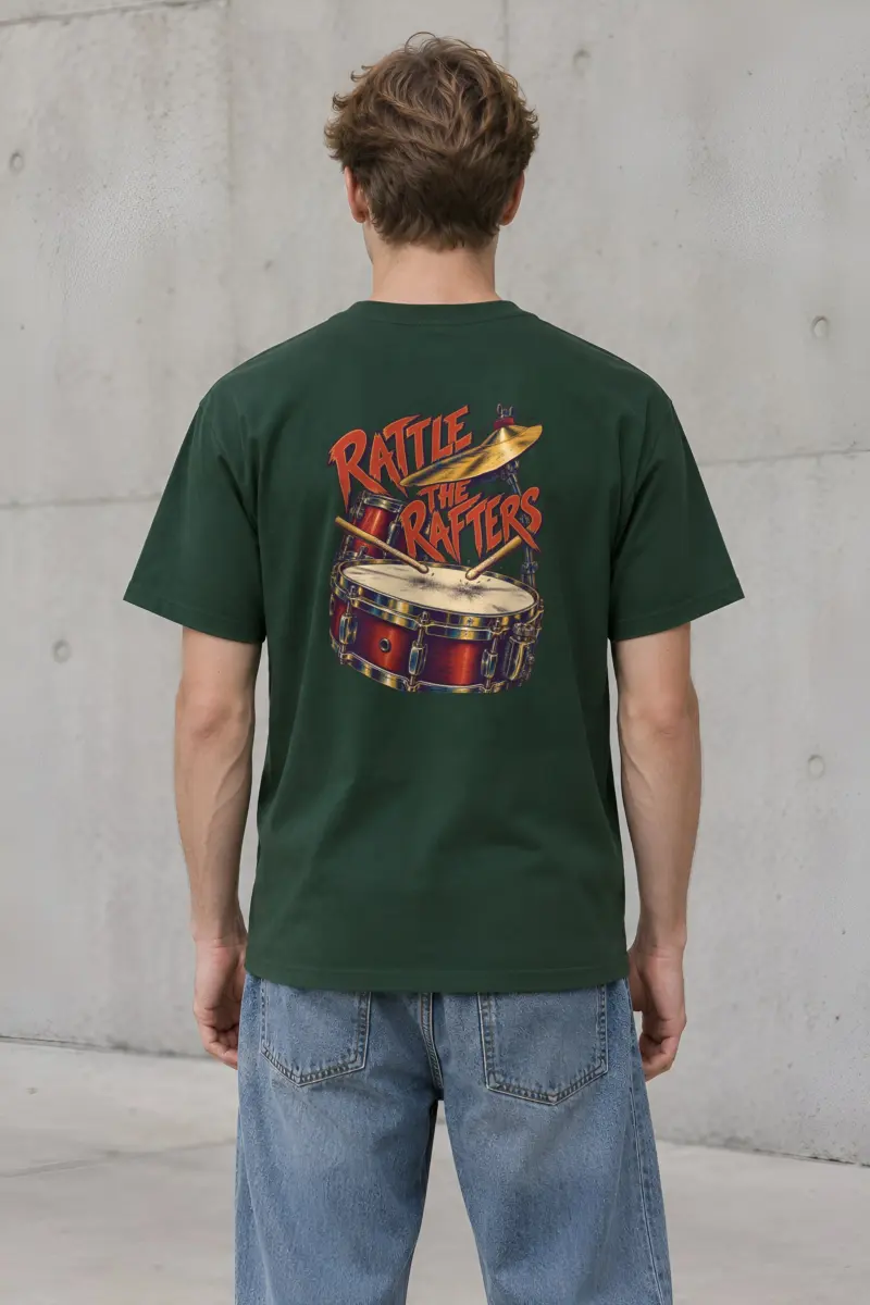 "Rattle the Rafters" Heavyweight Unisex Crewneck T-shirt