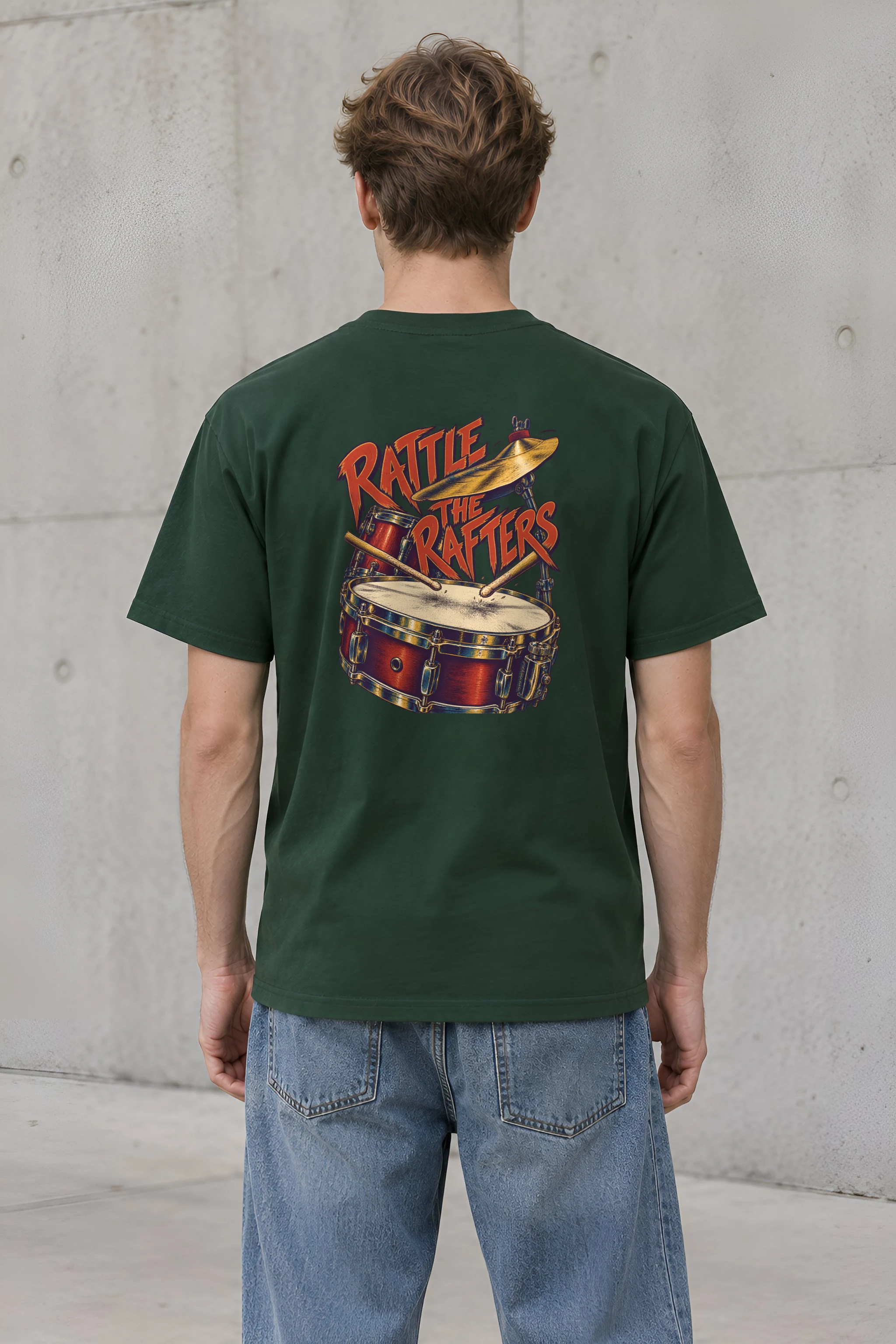 "Rattle the Rafters" Heavyweight Unisex Crewneck T-shirt