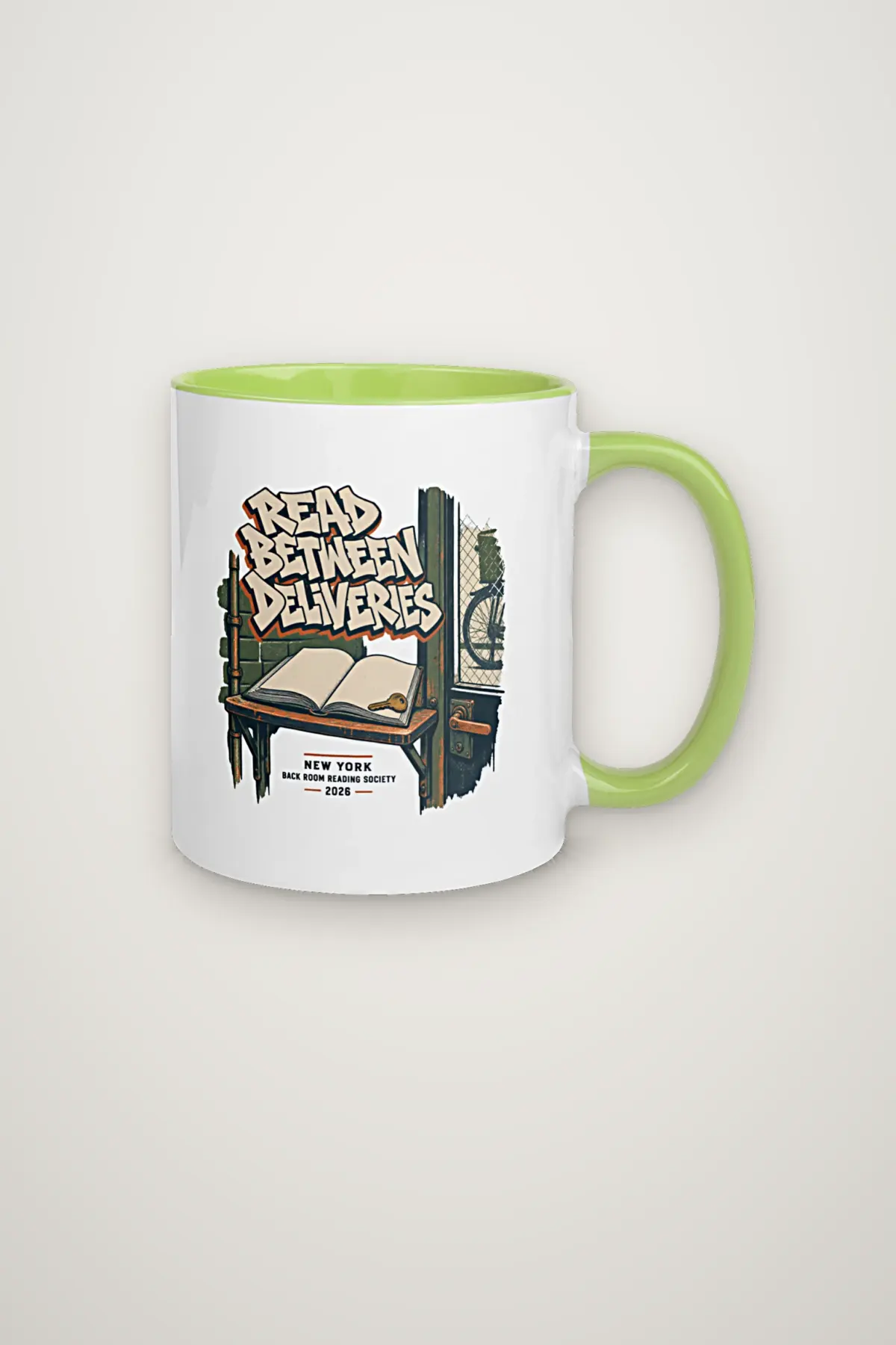 "READ BETWEEN DELIVERIES" 11oz Ceramic Mug