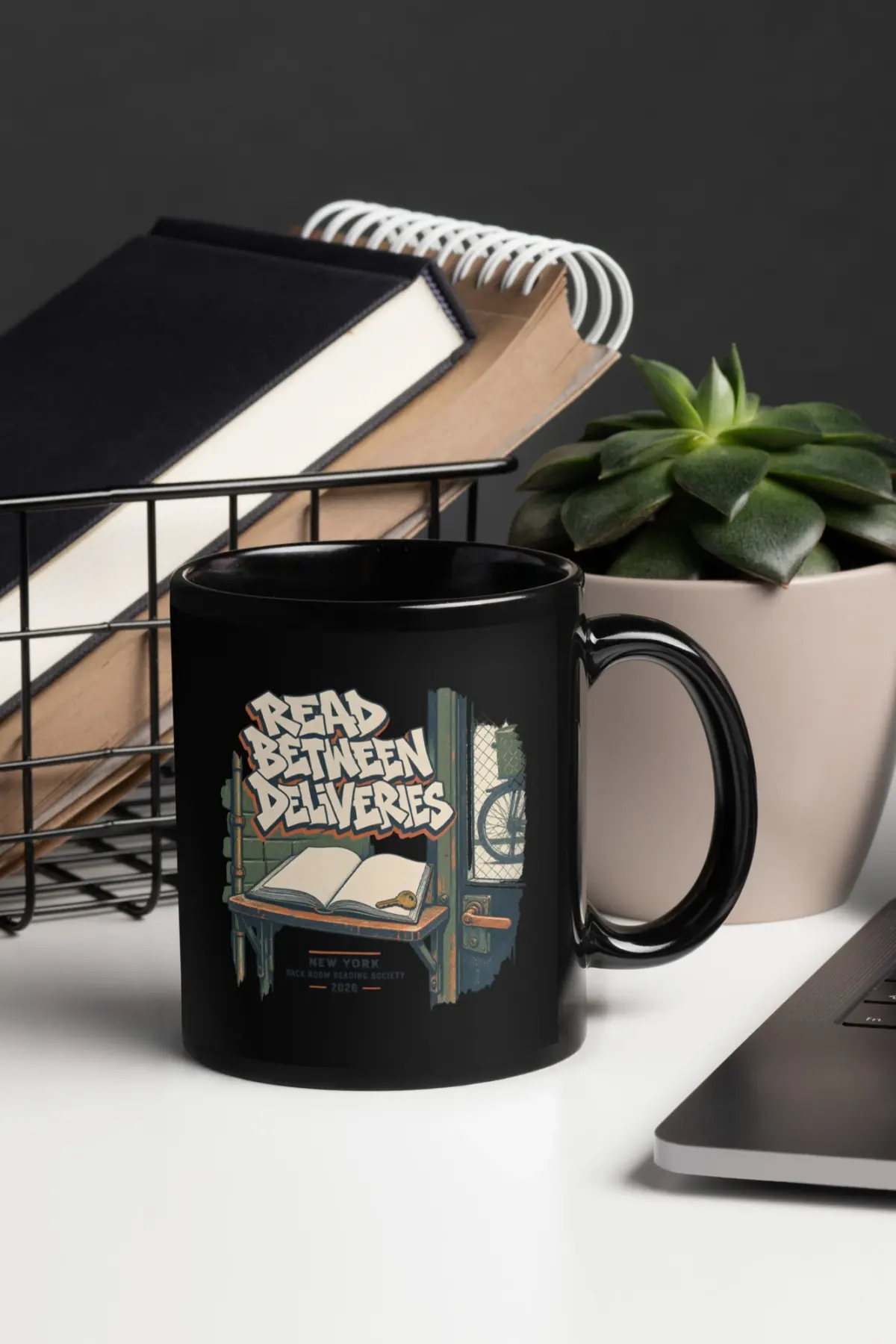 "READ BETWEEN DELIVERIES" 11oz Ceramic Mug